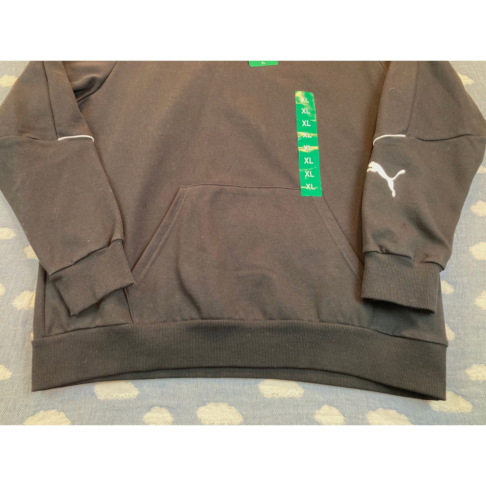 Puma Puma Hoodie Black w/White Logo Size XLarge NWT Size US XL / EU 56 / 4 - 5 Thumbnail