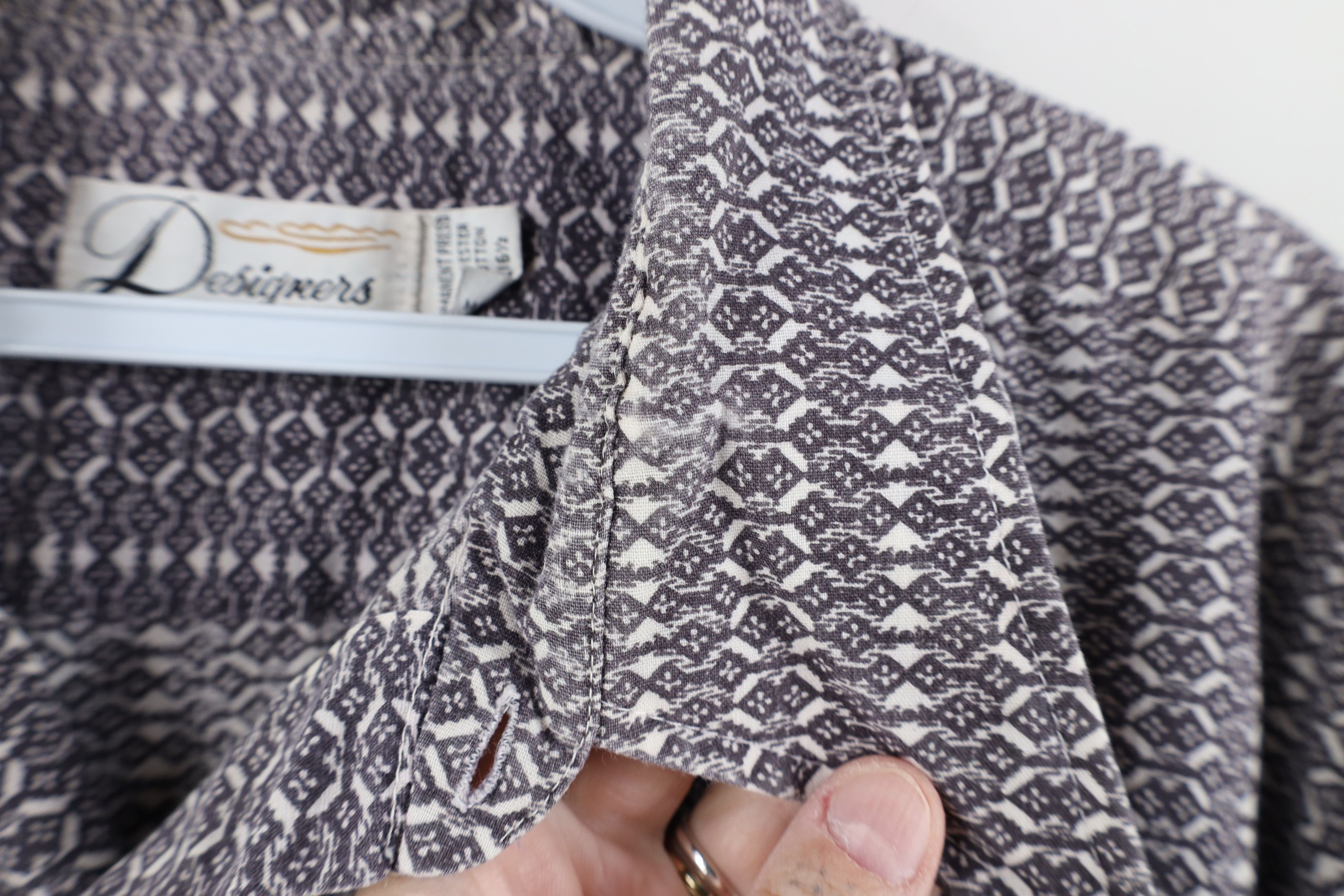 Vintage Vintage 60s 70s Mid Century Modern MCM Button Shirt USA Size US L / EU 52-54 / 3 - 10 Thumbnail