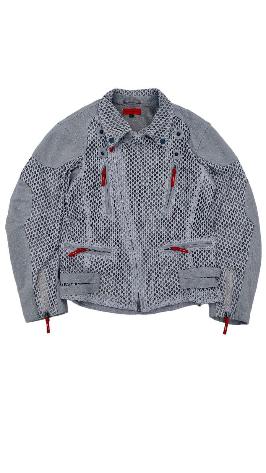 Japanese Brand Shiniciro Arakawa - Mesh Biker Jacket Size US M / EU 48-50 / 2 - 5 Thumbnail