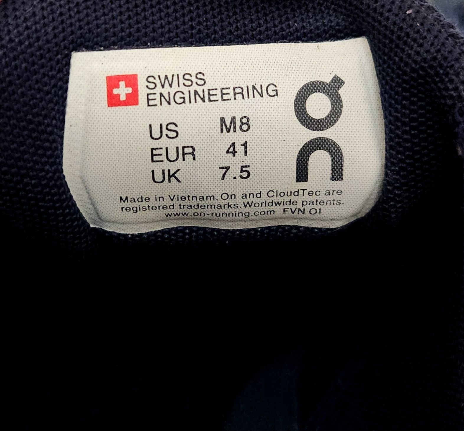 On On Cloud Cloudswift Midnight blue Men’s Running Shoes Size 8 Size US 8 / EU 41 - 11 Thumbnail