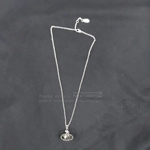 Vivienne Westwood vivienne westwood Silver Medium Orb Necklace with Engravin Size ONE SIZE - 4 Thumbnail