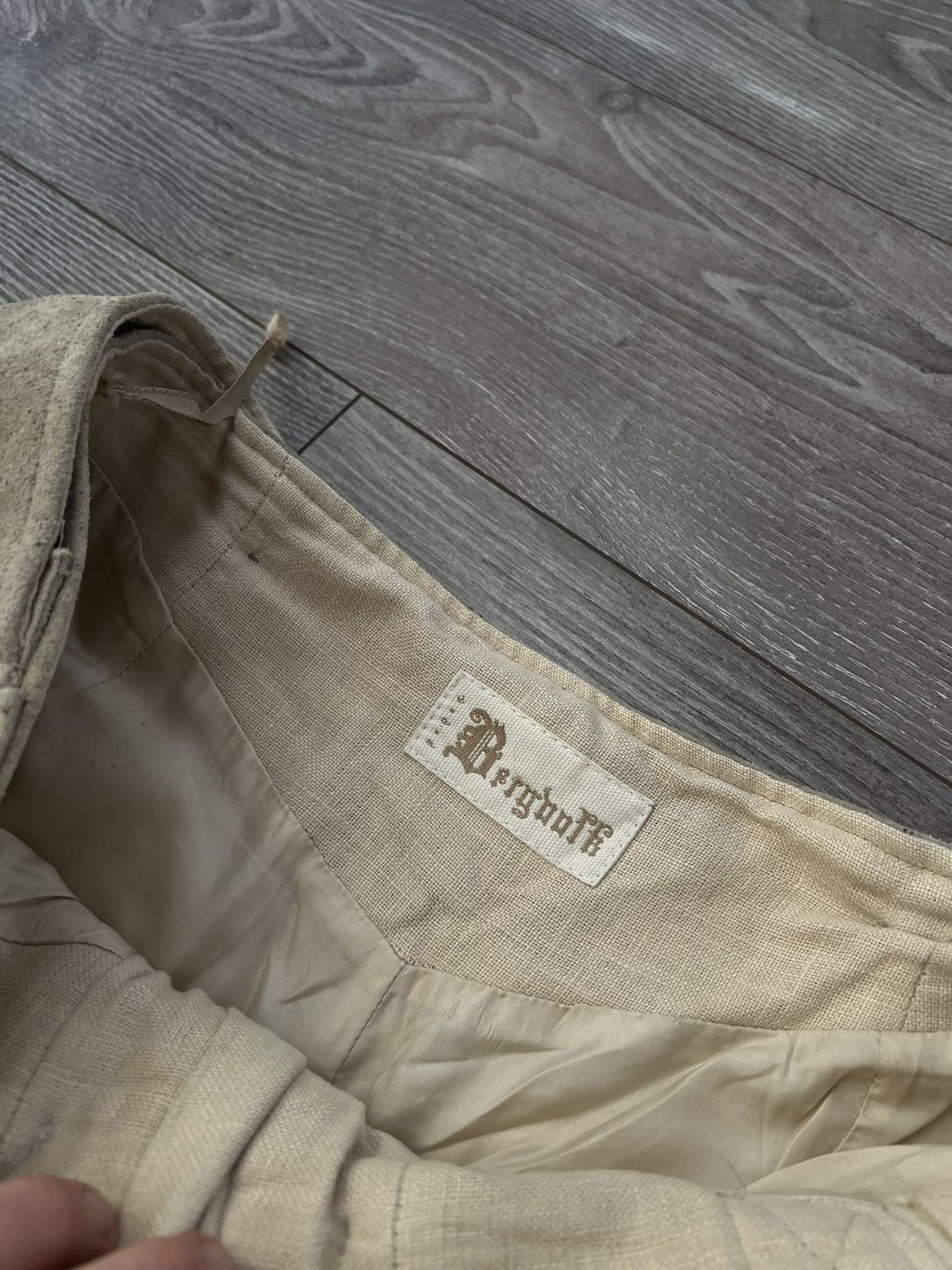 Leather ‼️Hand Made Leather Riding Casual Made in Italy Ykk Pants‼️ Size US 34 / EU 50 - 15 Thumbnail