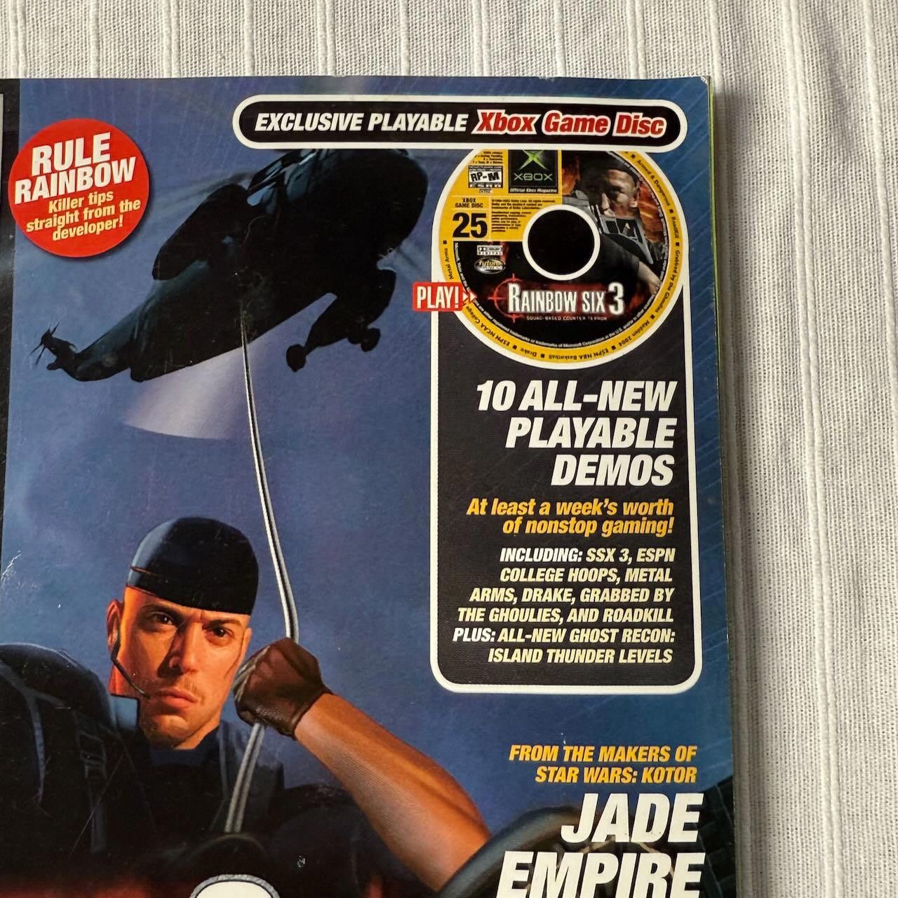 Other VTG Xbox Magazine #25 DEC 2003 Rainbow Six 3 Size ONE SIZE - 3 Thumbnail