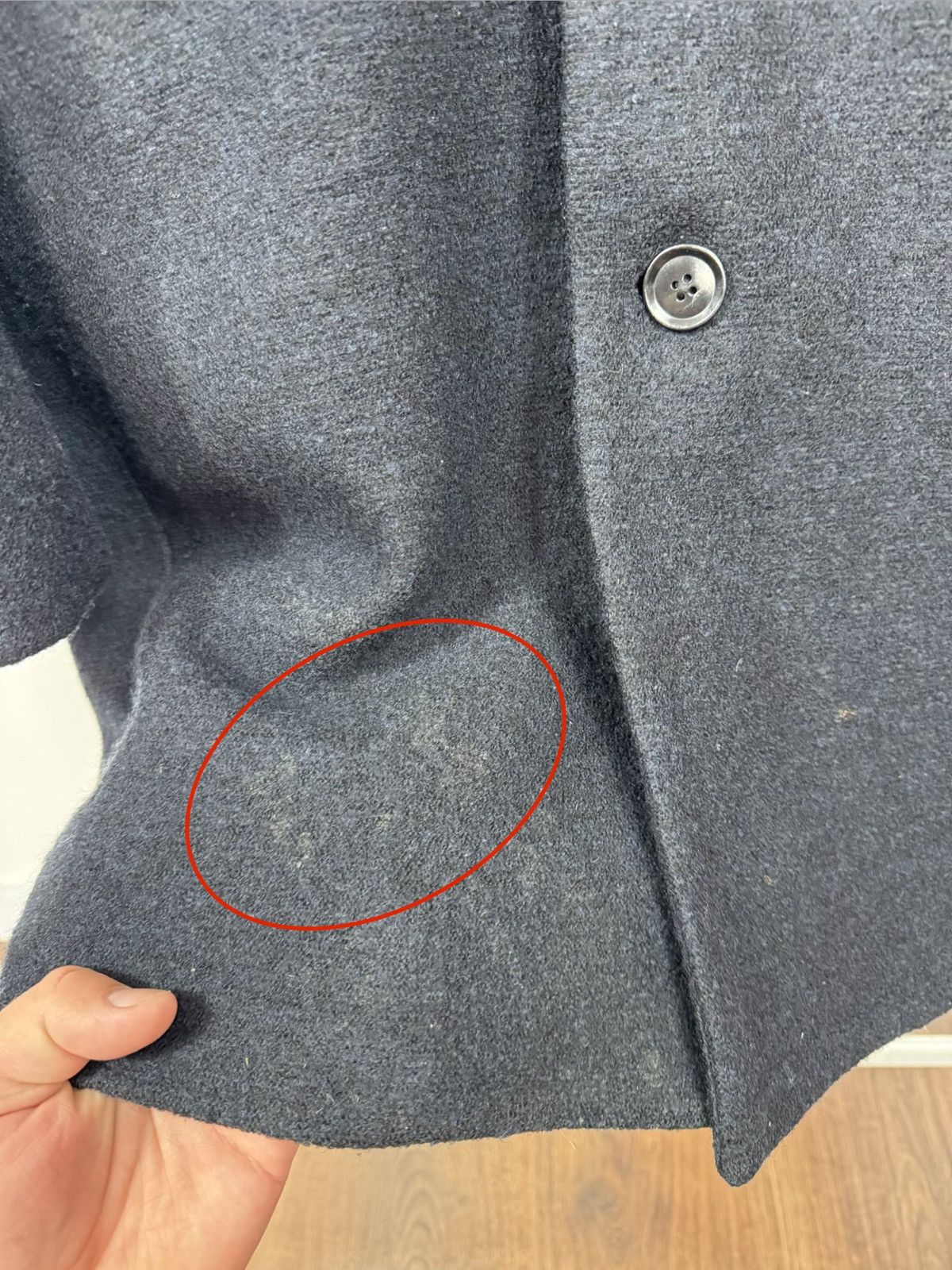 Other LangerChen Men’s Wool Blend Overcoat Minimalist Coat L Size US L / EU 52-54 / 3 - 5 Thumbnail