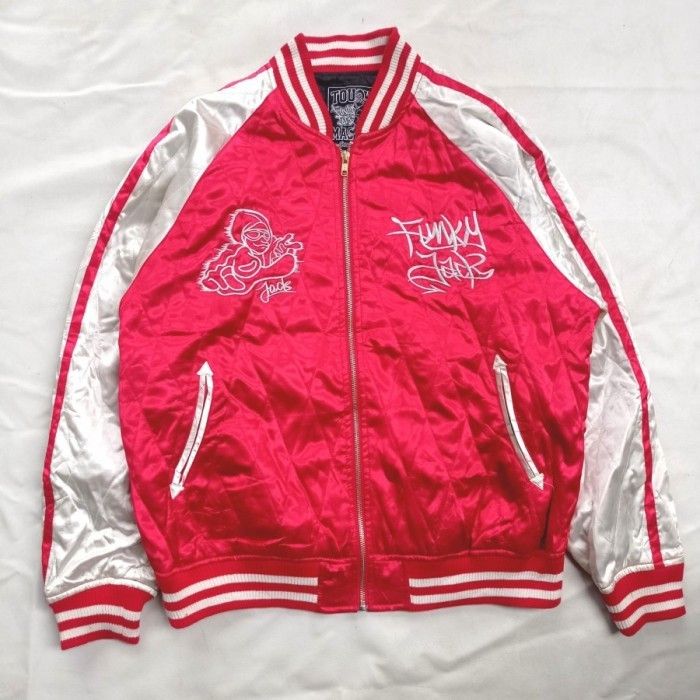 Japanese Brand Tough Master funkyjack Japan souvenir jacket sukajan hiphop Size US M / EU 48-50 / 2 - 3 Thumbnail