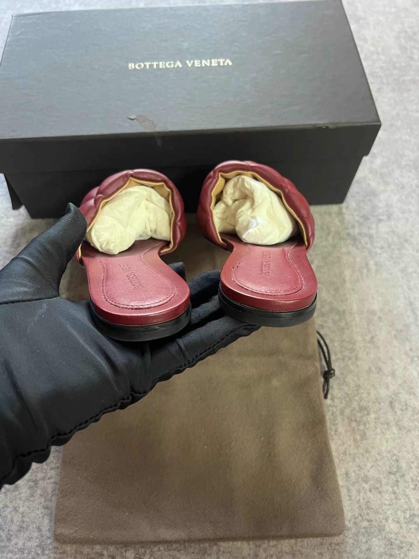 Bottega Veneta Bottega Veneta Burdy Intrecciato Slides Size US 7 / EU 40 - 5 Thumbnail