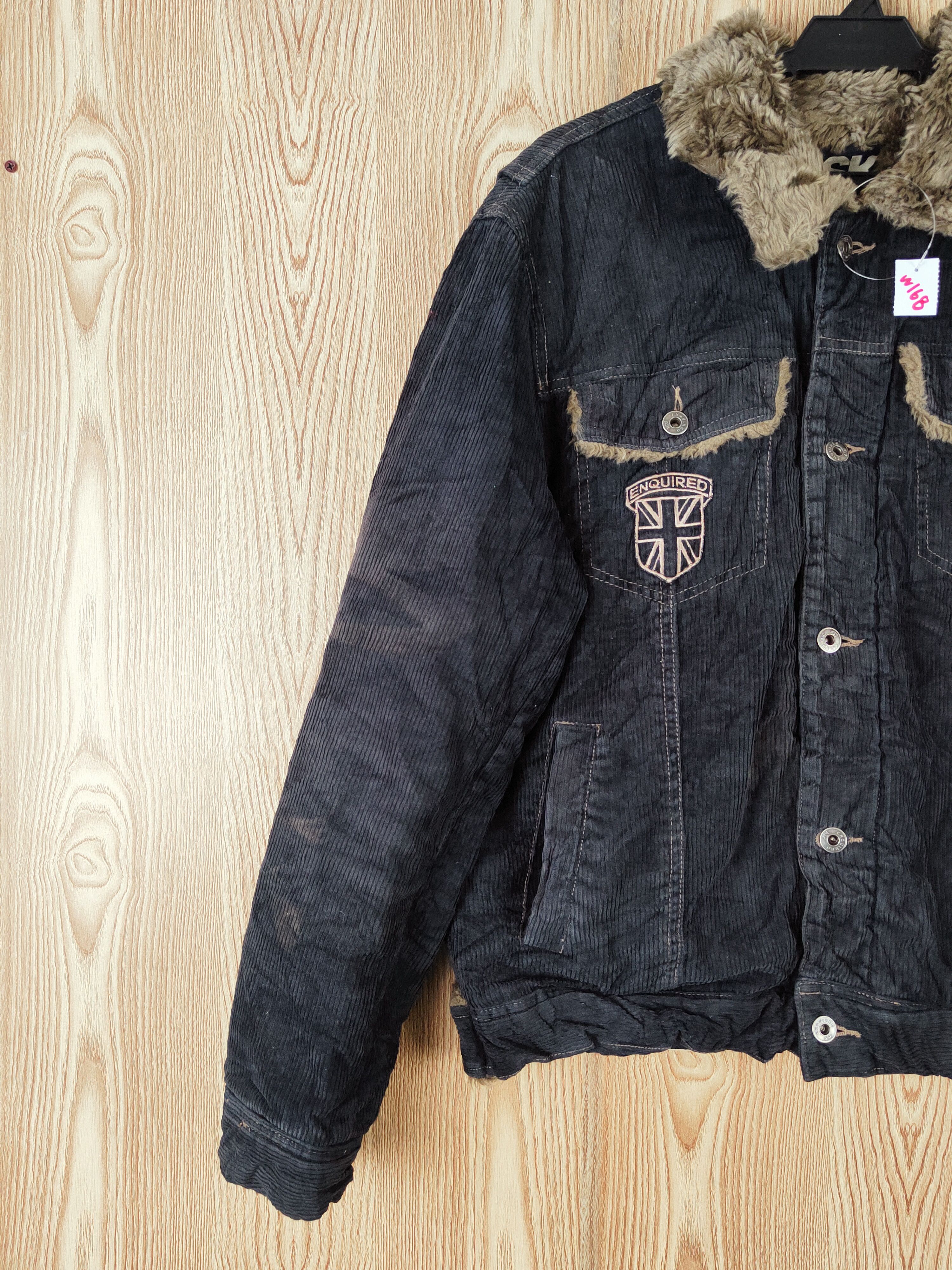 Japanese Brand Ask Black Corduroy Jackets winter #W168 Size US M / EU 48-50 / 2 - 4 Thumbnail