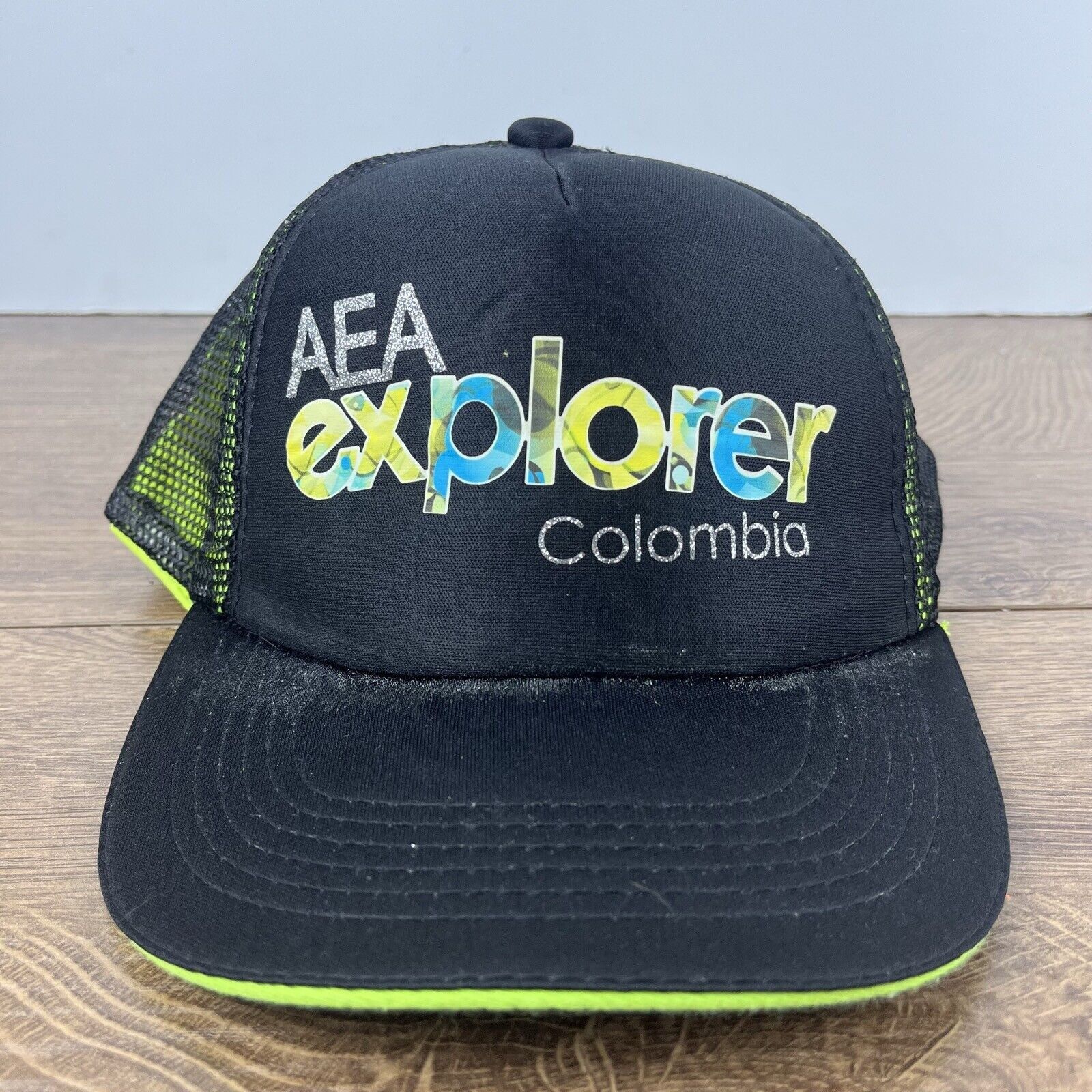 Columbia AEA Explorer Columbia Hat Snapback Hat Black Hat Adjustable Size ONE SIZE - 3 Thumbnail