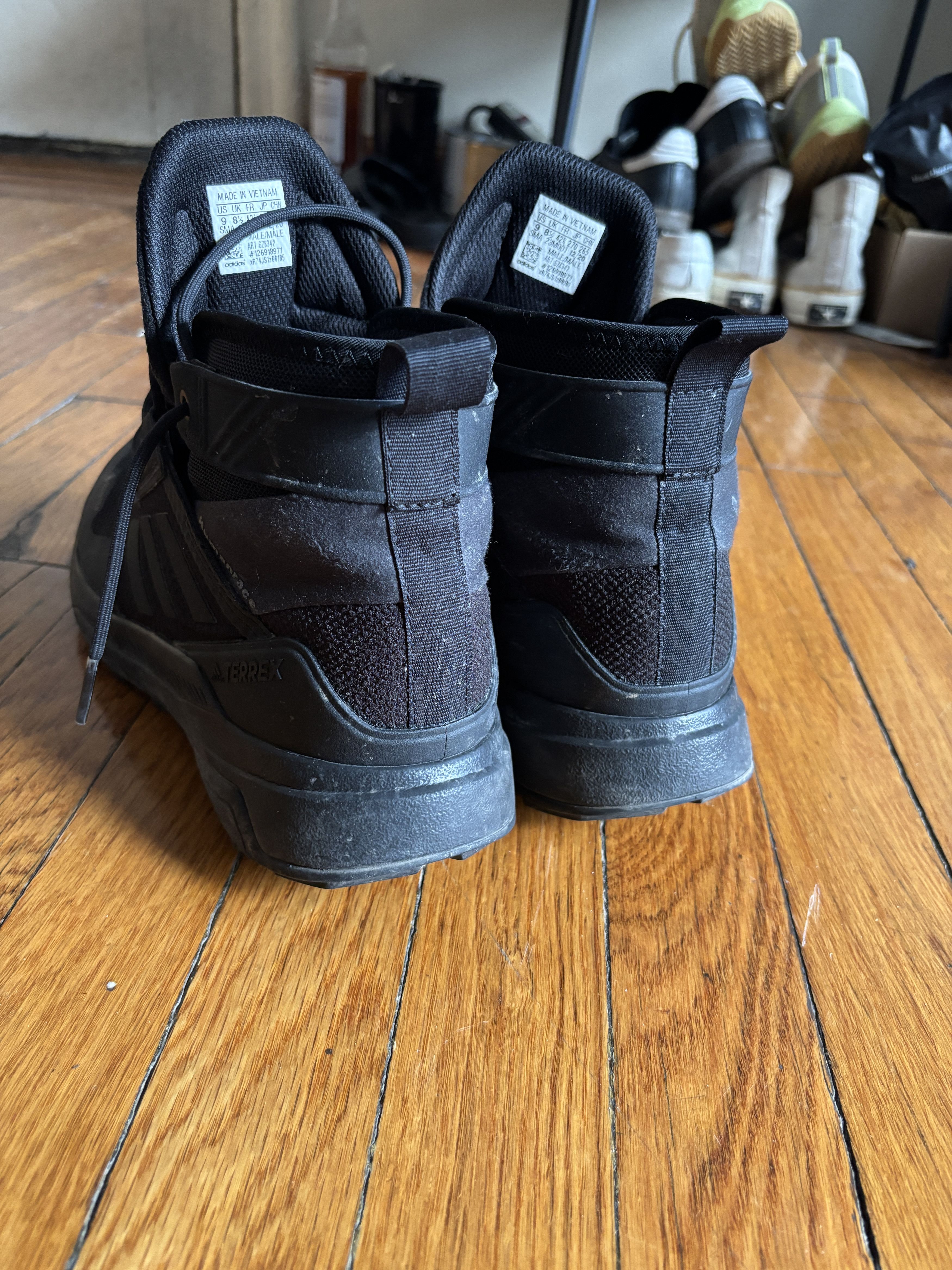 Adidas adidas Terrex Trailmaker Mid Human Race Triple Black Pack Size US 9 / EU 42 - 3 Thumbnail