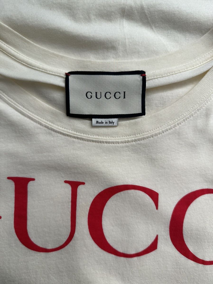 Gucci Gucci Logo Tshirt Size US S / EU 44-46 / 1 - 2 Thumbnail
