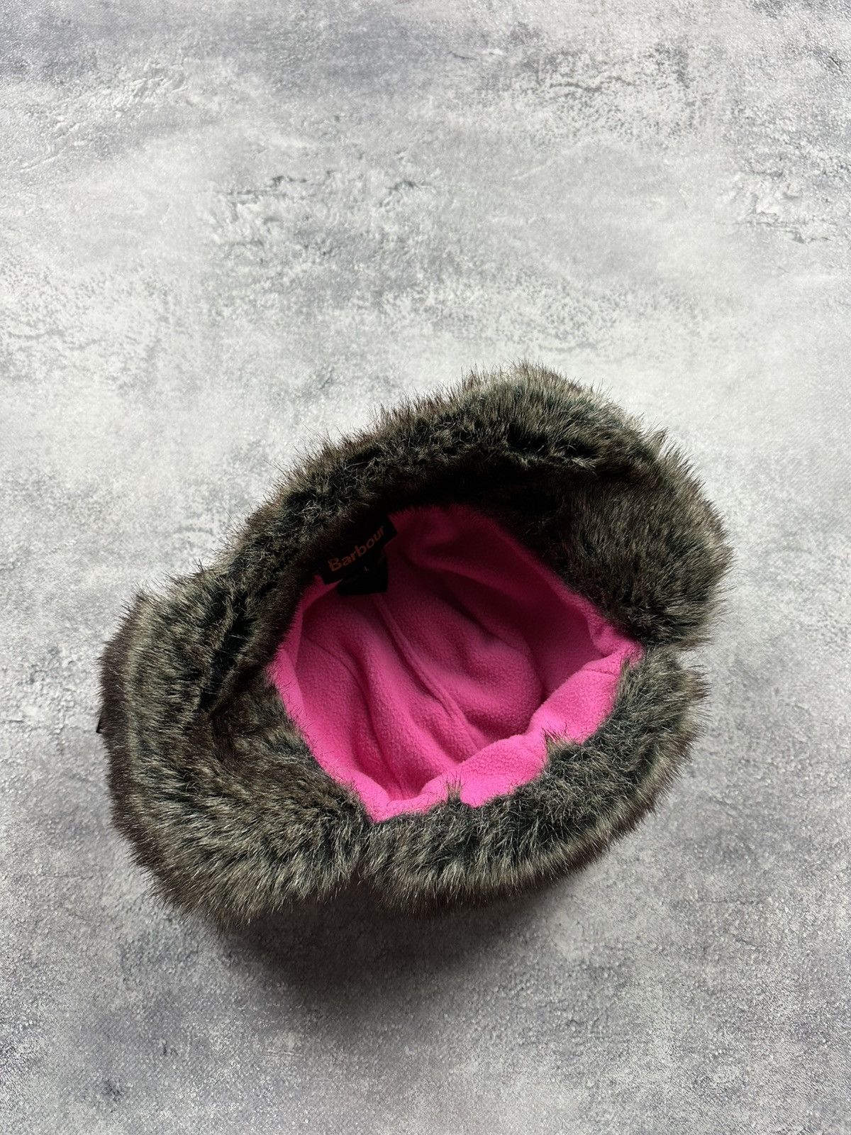Barbour Vintage Barbour Ushanka Fuzzy Fur Trapper Hat Y2K Cap Rare Size ONE SIZE - 9 Thumbnail
