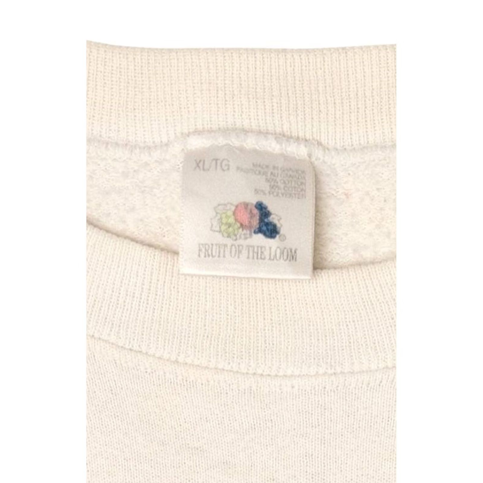Fruit Of The Loom VINTAGE Northland Canada Loon Sweatshirt 1990s X-Large White Mens Size US XL / EU 56 / 4 - 3 Thumbnail