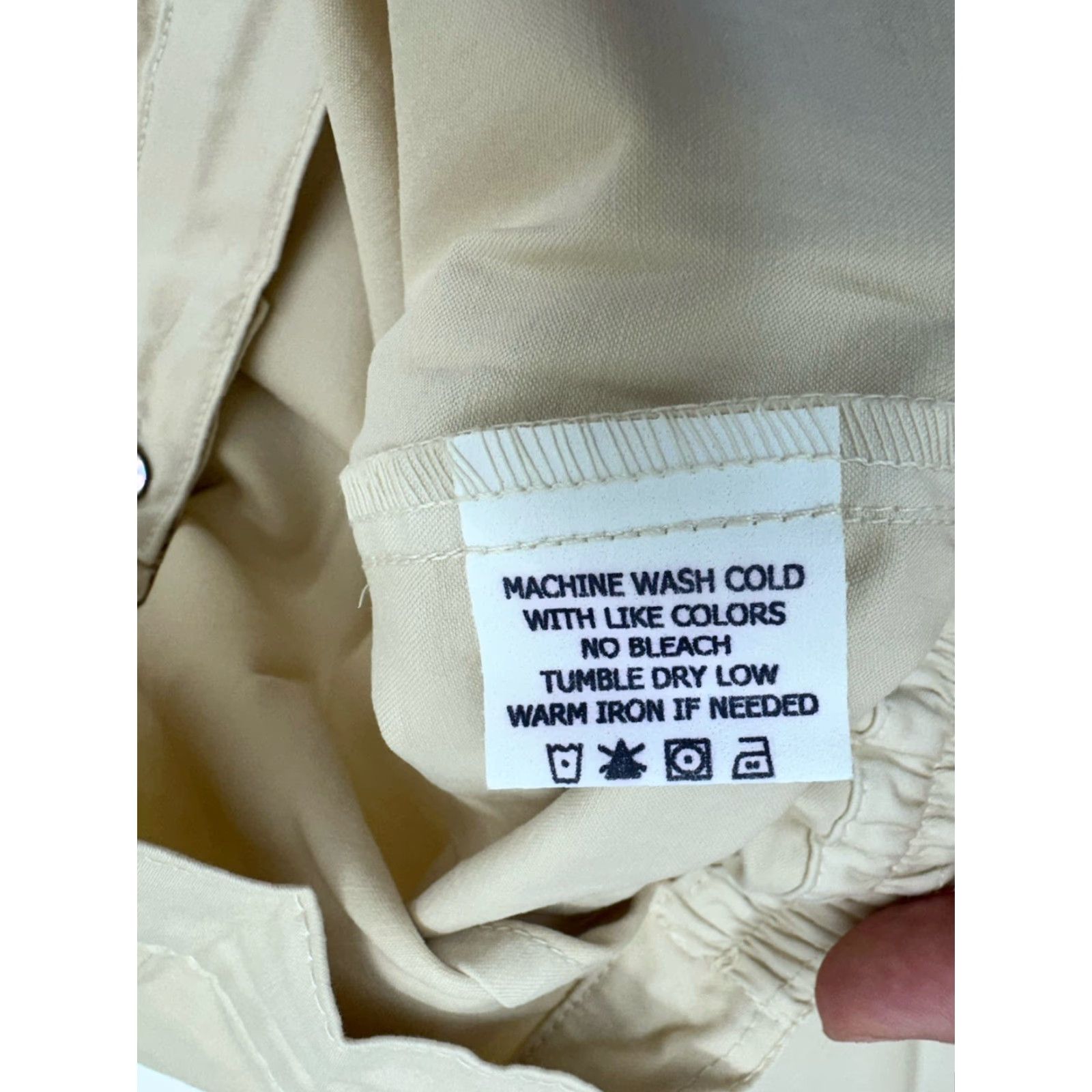 Orvis Orvis Womens Pants Size 16 Stone Side-Button Vineyard Pants USA Made Size 38" / US 16 / IT 52 - 4 Thumbnail