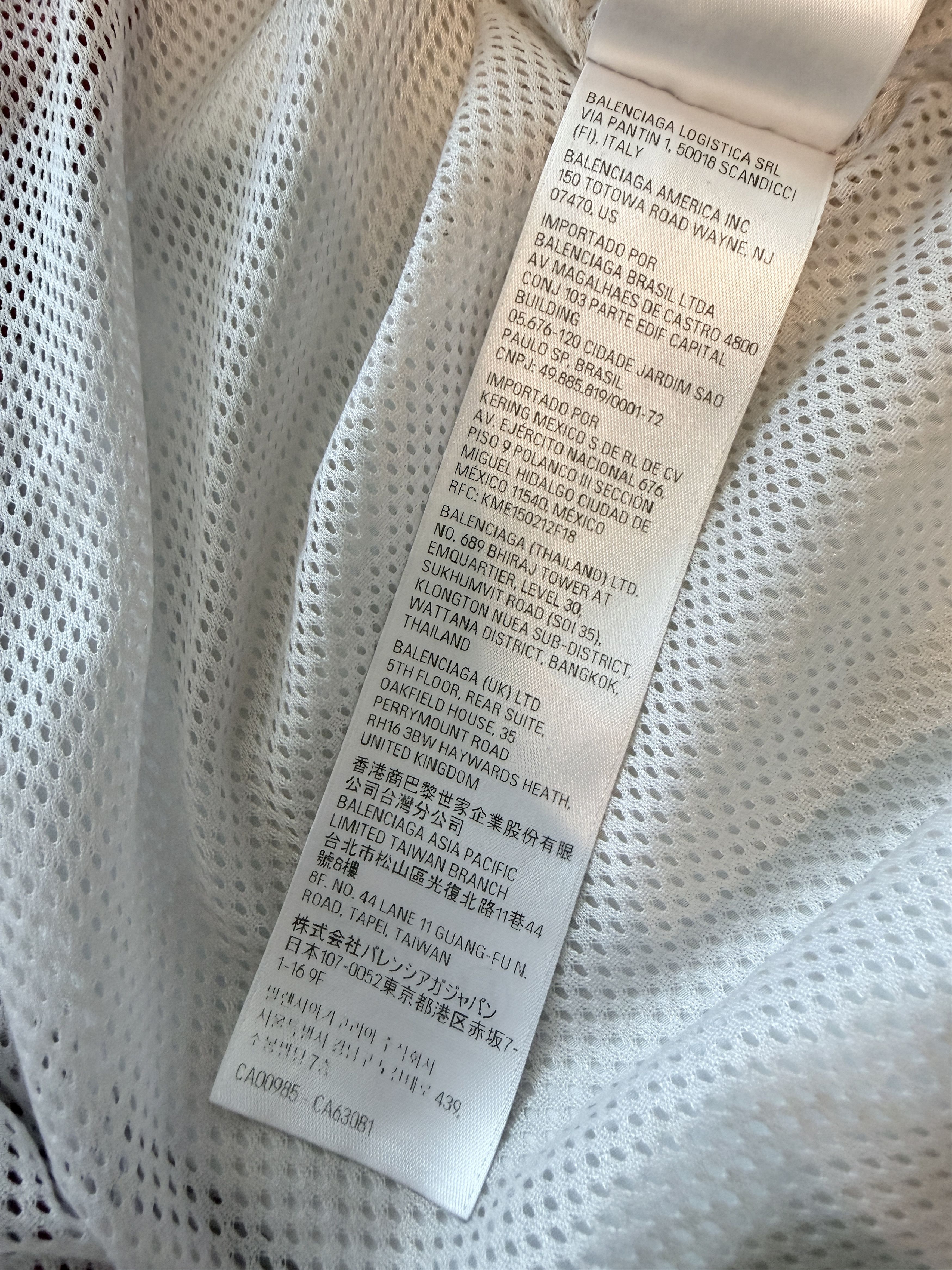 Balenciaga Balenciaga 3B Track Jacket White Blue Red Size US XL / EU 56 / 4 - 9 Thumbnail