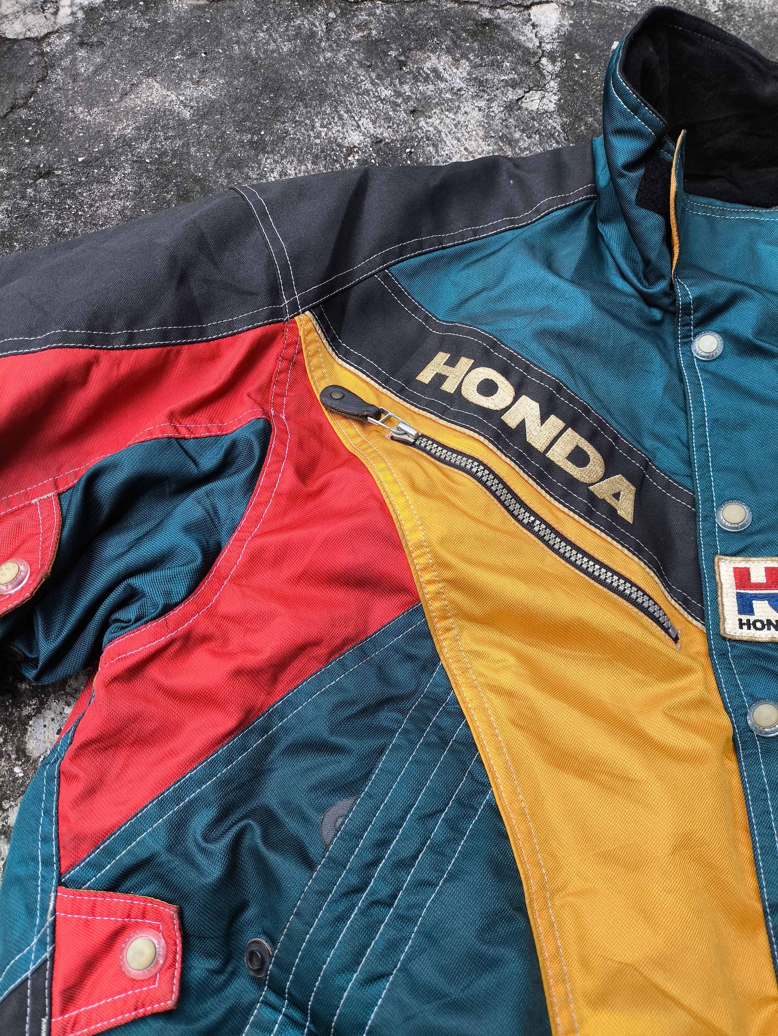 Honda 🥶OFFER🥶 HRC Honda racing multicolor racing jacket Size US L / EU 52-54 / 3 - 4 Thumbnail