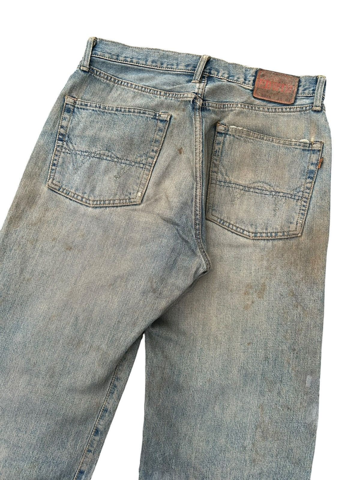 Kapital Thrashed Vintage Edwin 505X Selvedge Rusty Denim Jeans Size US 33 - 12 Thumbnail