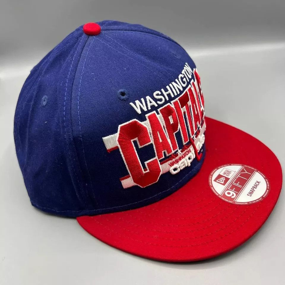New Era Washington Capitals Hat Men 9Fifty New Era Snap Back Cap Size ONE SIZE - 3 Thumbnail