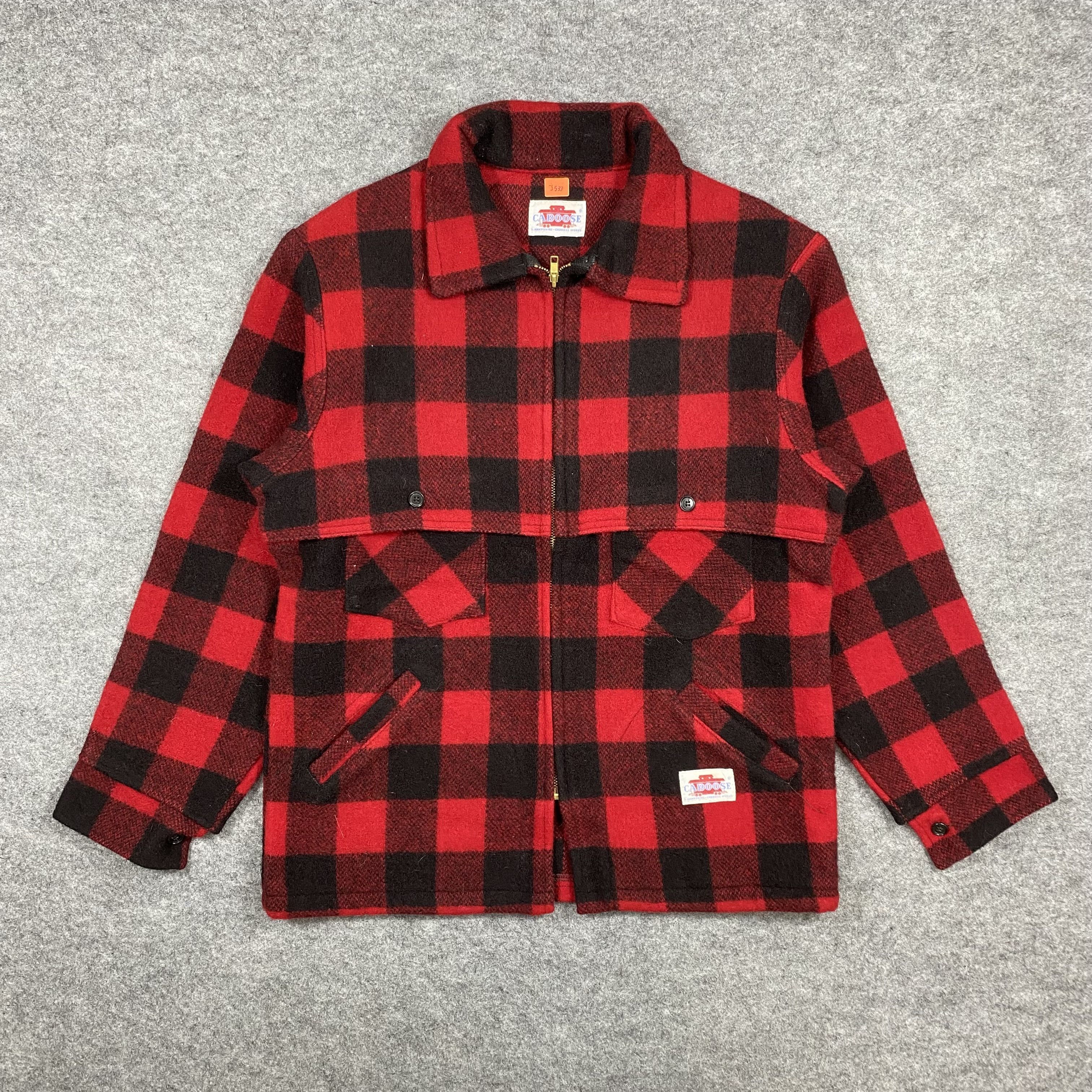 Filson Vintage 70s Caboose Works Buffalo Plaid Wool filson style Size US M / EU 48-50 / 2 - 1 Thumbnail
