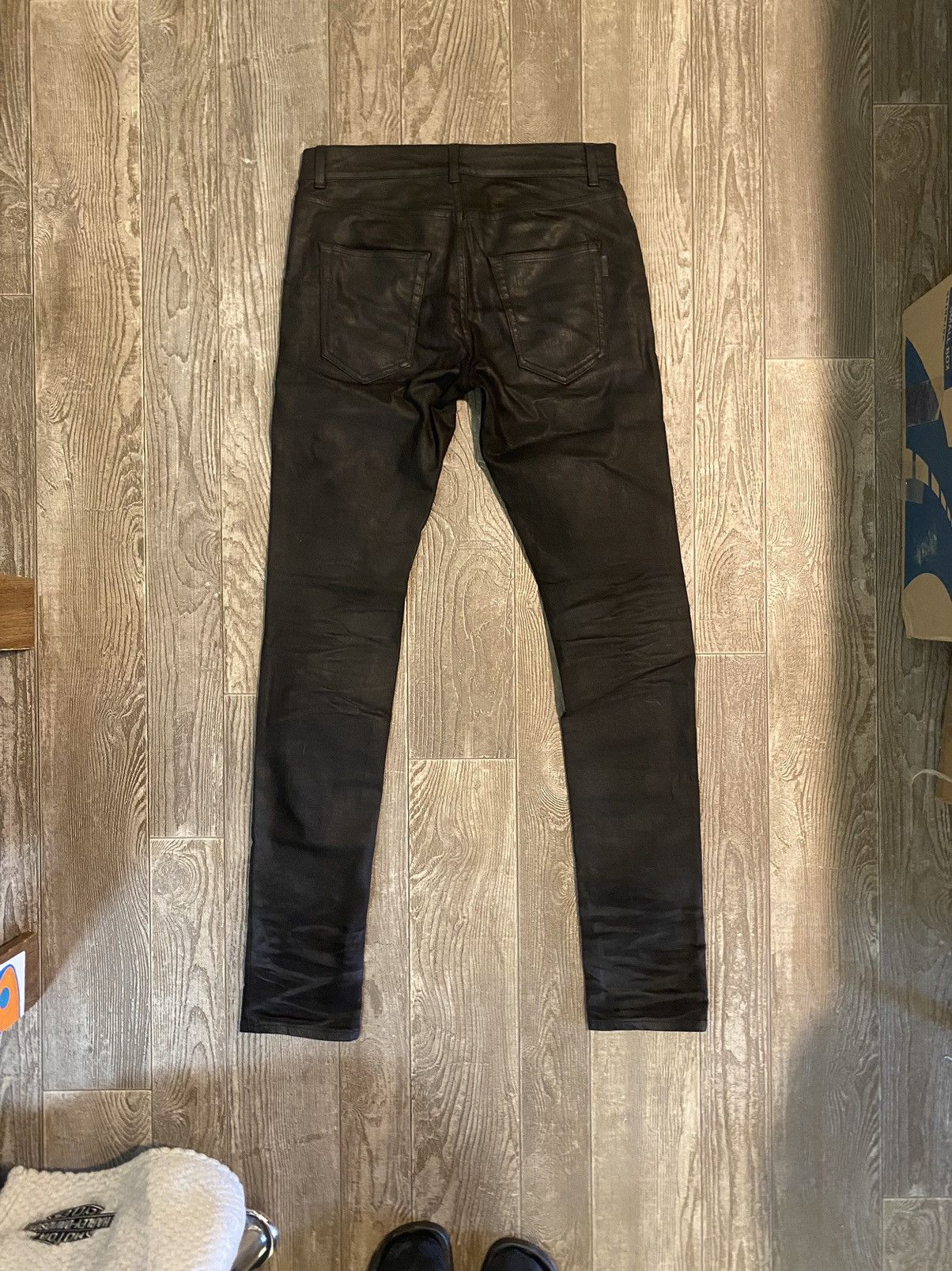 Saint Laurent Paris Saint Laurent Paris D02 Waxed Denim 2014 Size US 30 / EU 46 - 4 Thumbnail