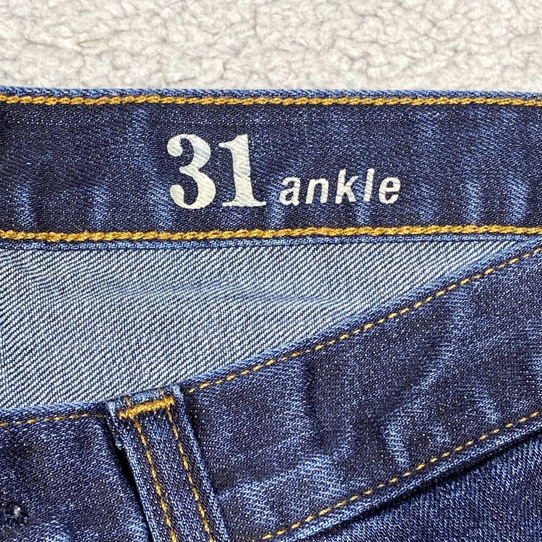J.Crew J.Crew Toothpick Jeans Womens Size 31 Ankle Skinny Blue Denim Size 24" / US 00 / IT 34 - 5 Thumbnail