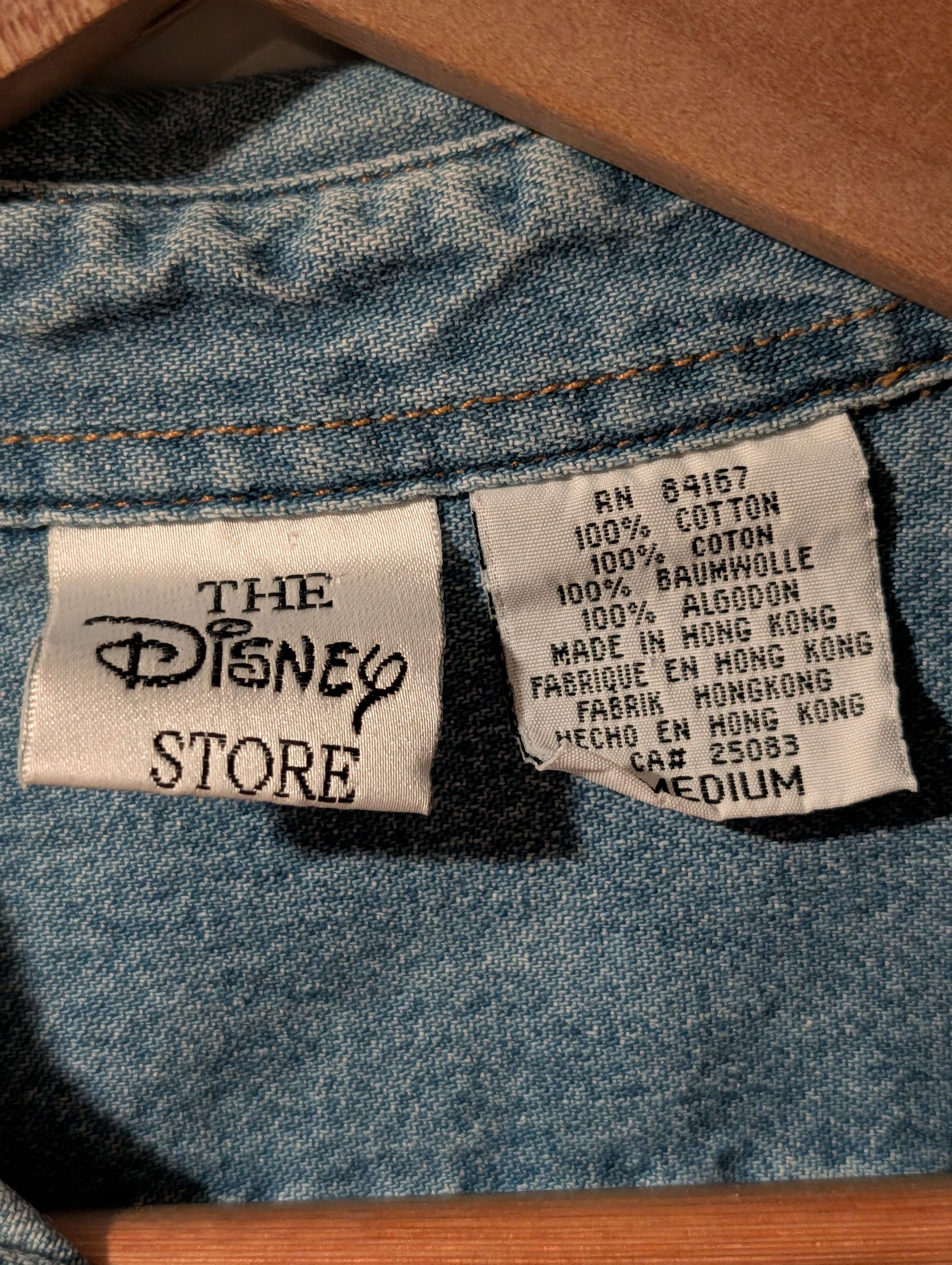 Disney Vintage 90s Disney Embroidered Long Sleeve Shirt Mickey Size US M / EU 48-50 / 2 - 5 Thumbnail