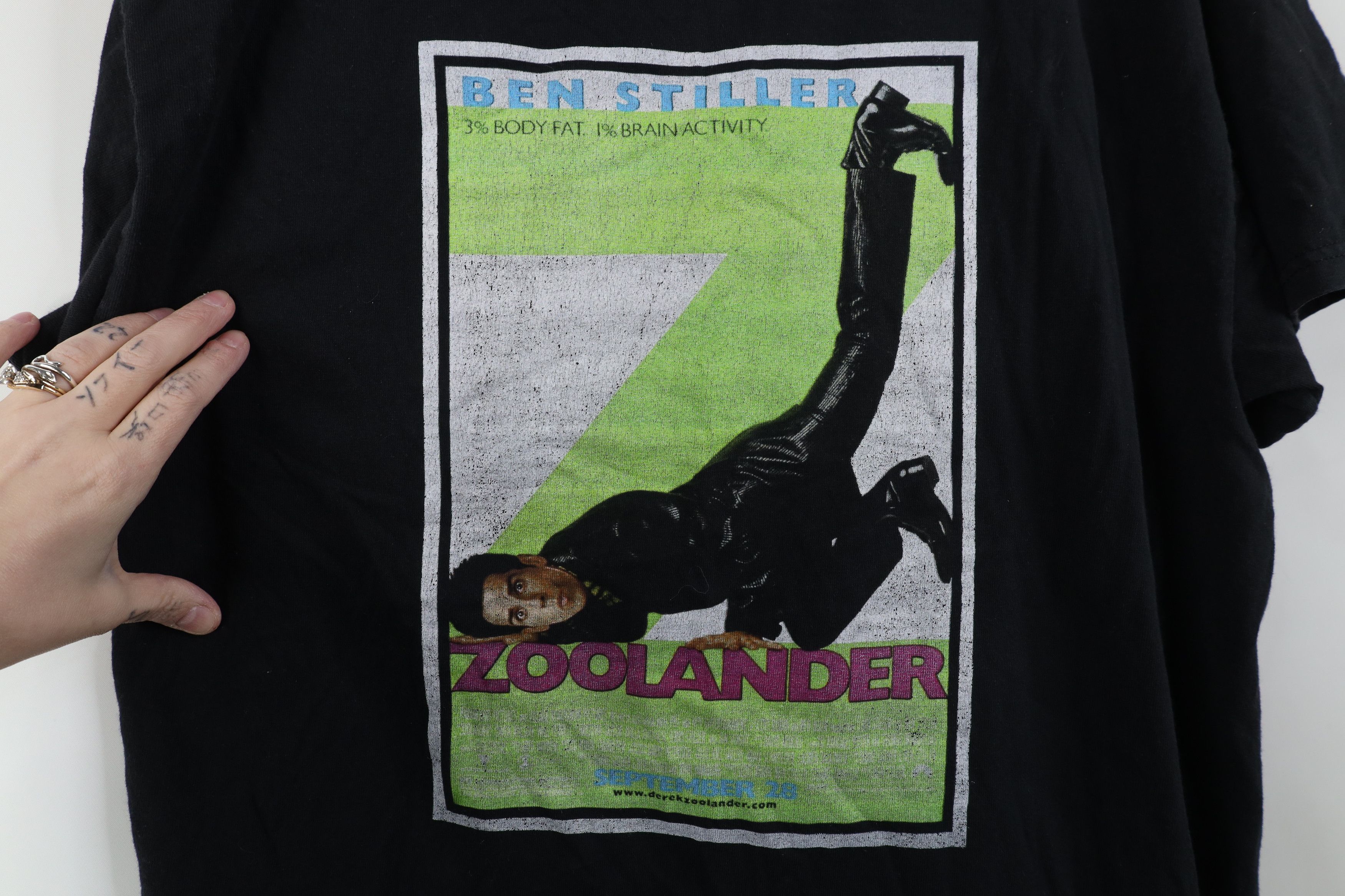 Vintage Vintage Ben Stiller Zoolander Movie Short Sleeve T-Shirt Size US L / EU 52-54 / 3 - 4 Thumbnail