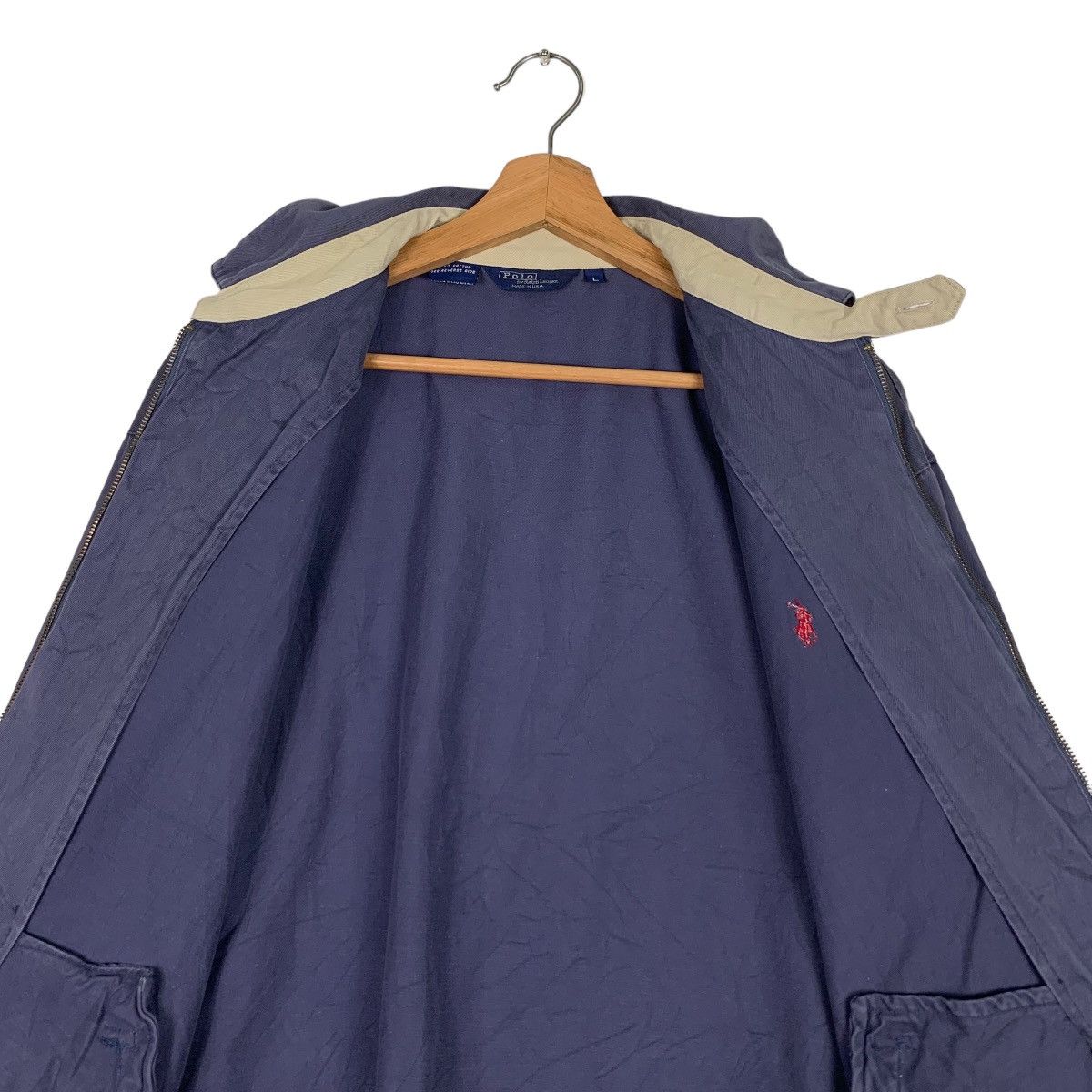 Polo Ralph Lauren 90's Polo Ralph Lauren Casual Collared Jacket #0575-C26 Size US L / EU 52-54 / 3 - 13 Thumbnail