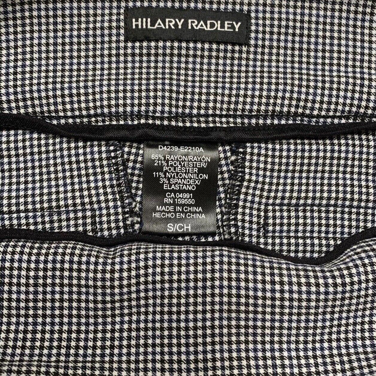 Other Hilary Radley Women's S/CH Black White Gingham Pull-On Pants Size 28" / US 6 / IT 42 - 5 Thumbnail