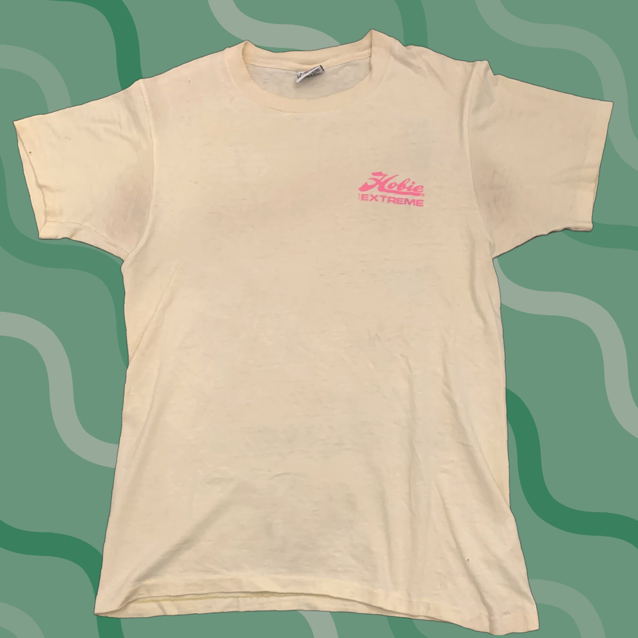 Vintage VINTAGE Hobie Shirt 1989 Extreme Single Stitch Graphic Tee Size M Yellow Mens/Unisex Size US M / EU 48-50 / 2 - 1 Thumbnail