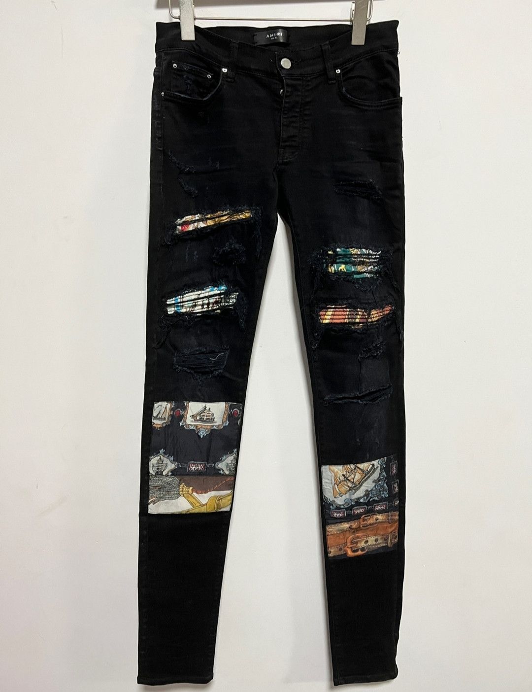 Amiri Amiri Painted Art Jeans-2506 Size US 32 / EU 48 - 1 Thumbnail