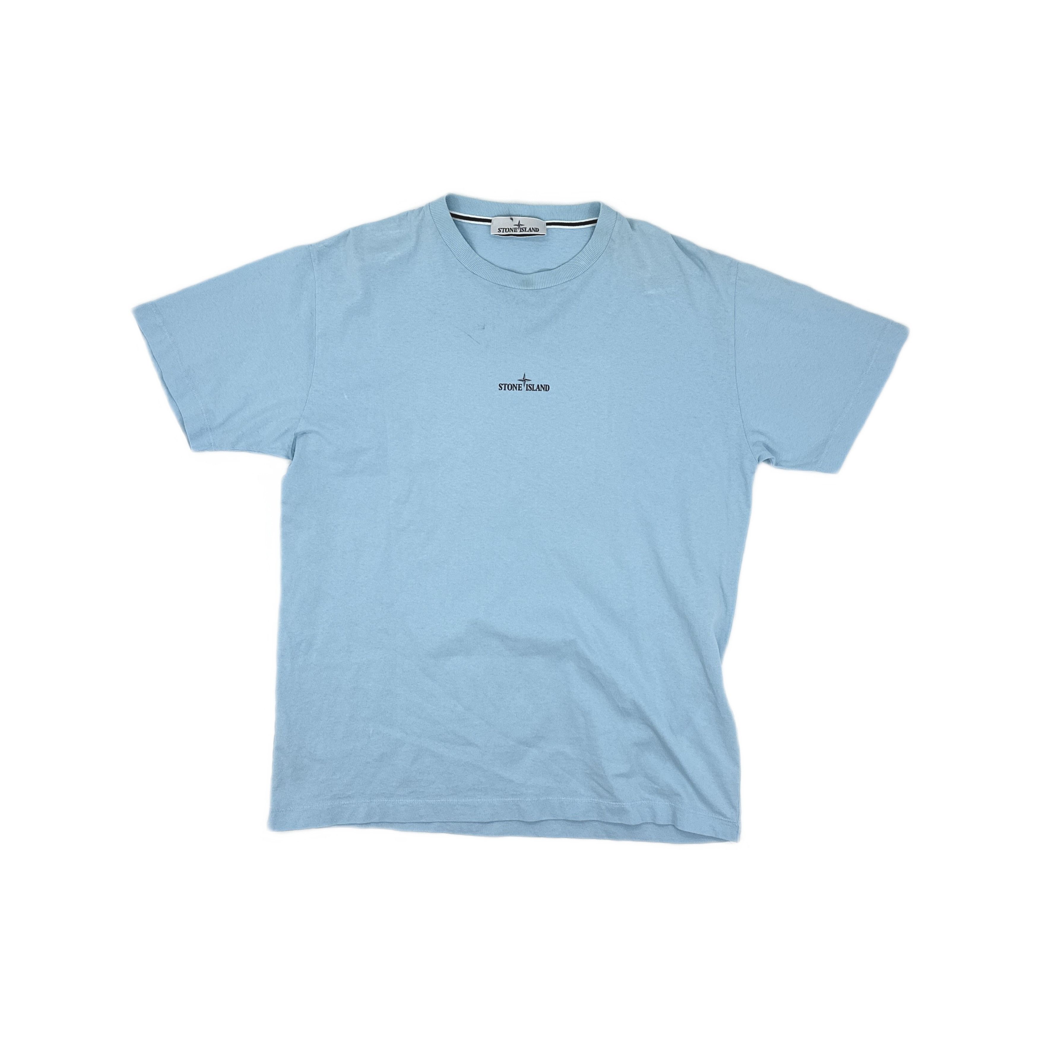 Stone Island Stone Island Logo Print T-Shirt Blue XL Size US XL / EU 56 / 4 - 1 Thumbnail