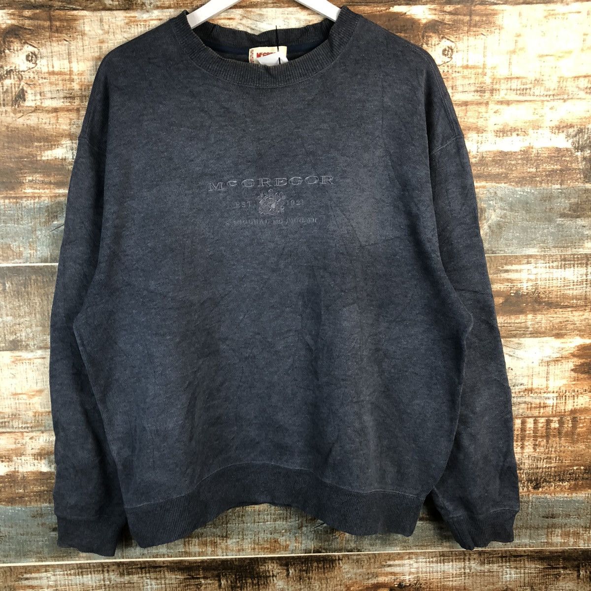 McGregor Mc Gregor vintage Grey Sweatshirt #A1912 Size US L / EU 52-54 / 3 - 3 Thumbnail