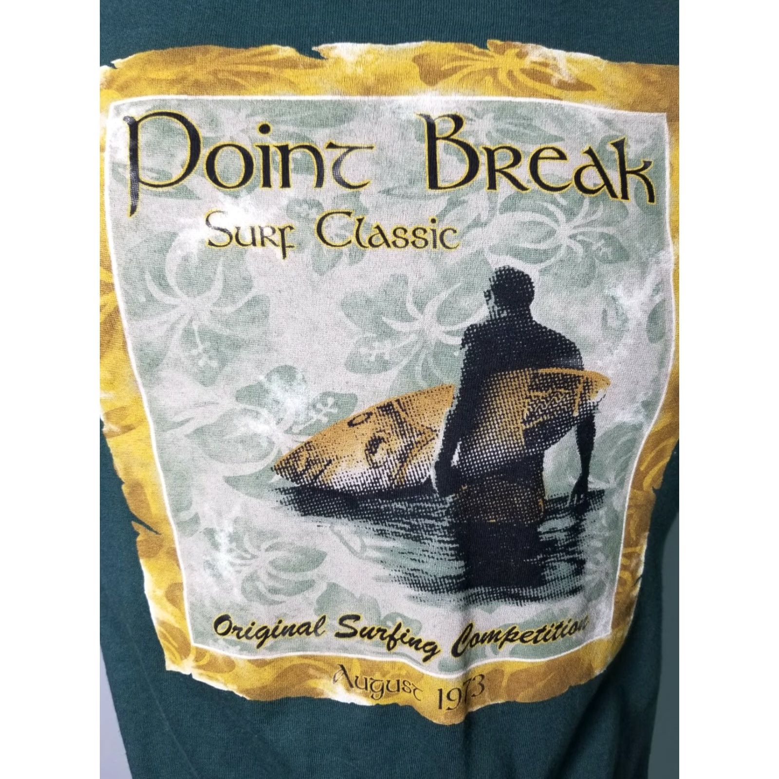 Vintage VINTAGE Prairie Mountain Point Break Shirt Mens S Surf T-Shirt Green Cotton Double-Sided Logo Crew Neck Short Sleeve 90s Surfing Movie Size US S / EU 44-46 / 1 - 3 Thumbnail