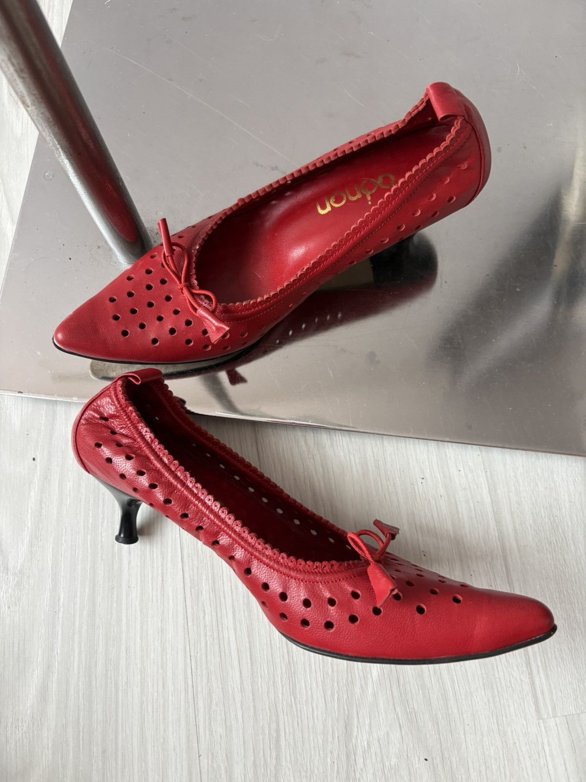 Vintage y2k leather kitten heels Size US 8.5 / IT 38.5 - 8 Thumbnail