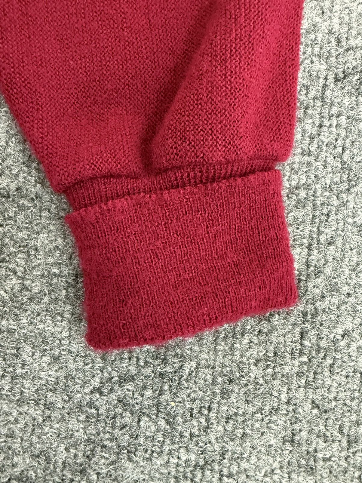Izod Vintage IZOD Lacoste Cardigan Maroon 80s Preppy M Size US M / EU 48-50 / 2 - 7 Thumbnail