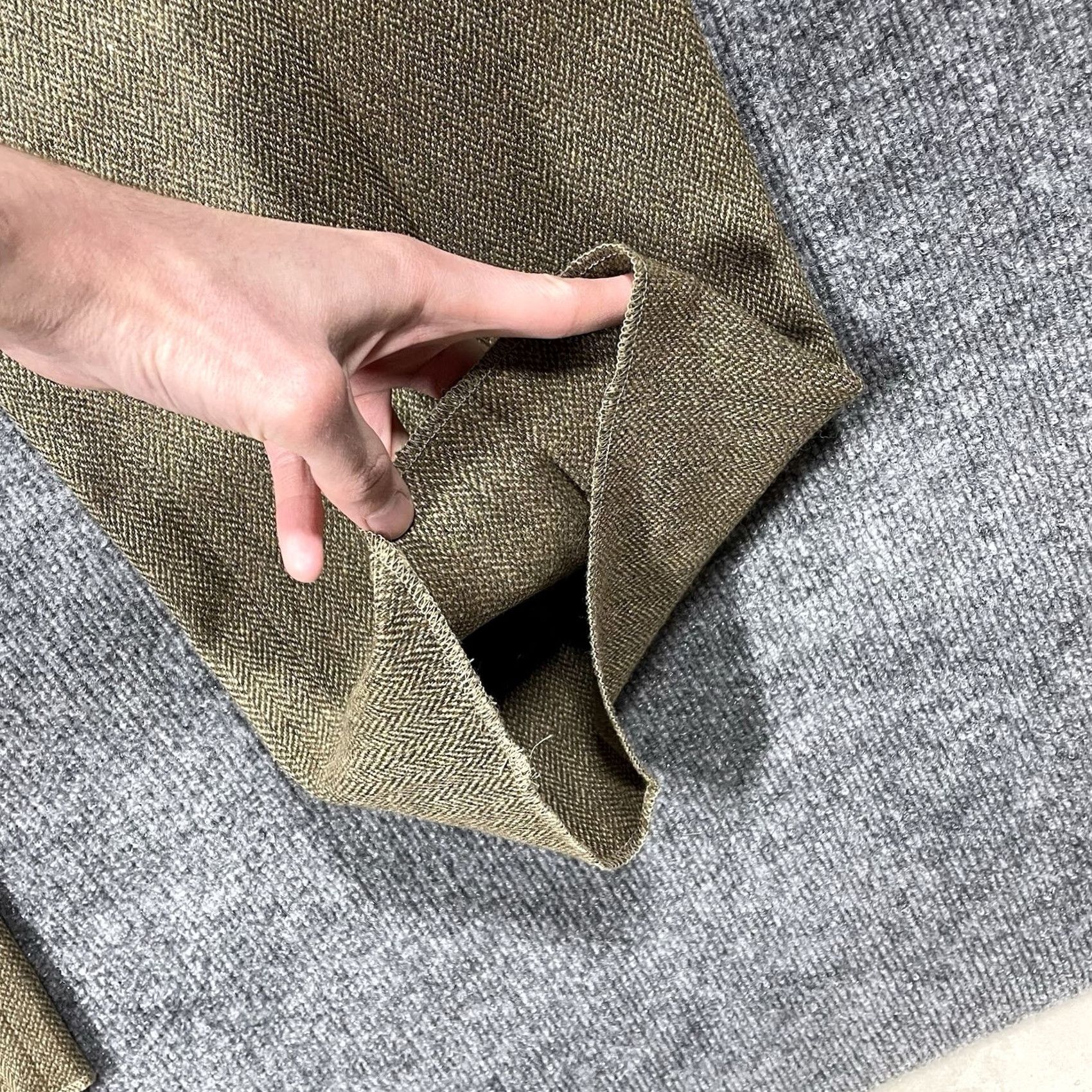 Polo Ralph Lauren VINTAGE Polo Ralph Lauren Pants Dress Pants 33x35 Herringbone Wool Cotton Brown 90s 80s Mens Size US XS / EU 42 / 0 - 4 Thumbnail