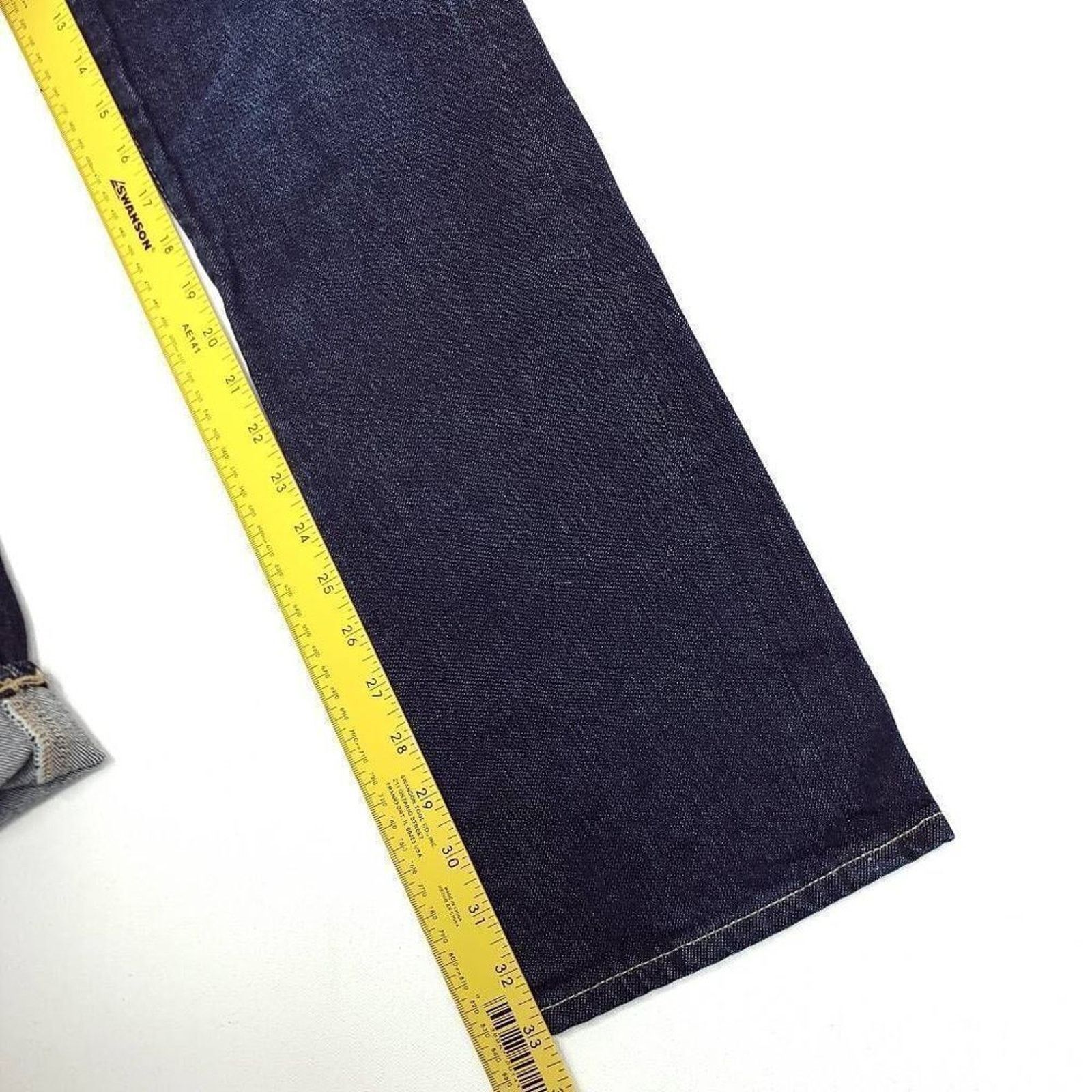 7 For All Mankind 7 For All Mankind Slimmy Jeans Mens 29x33 Red Line Selvedge Size US 29 - 7 Thumbnail