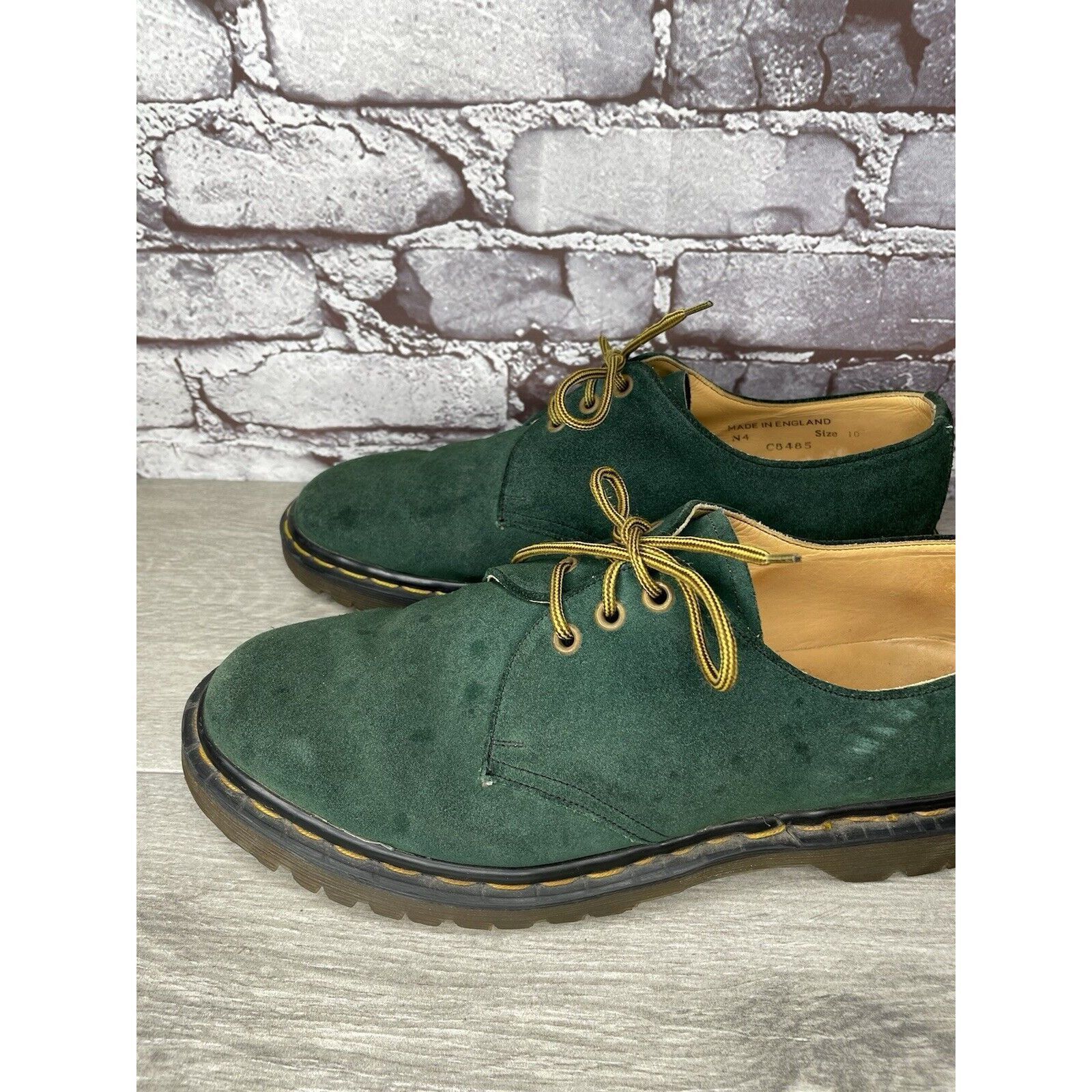 Dr. Martens Doc Dr. Martens Green Suede Leather Oxfords Shoes Men’s Sz 1 Size US 10 / EU 43 - 6 Thumbnail