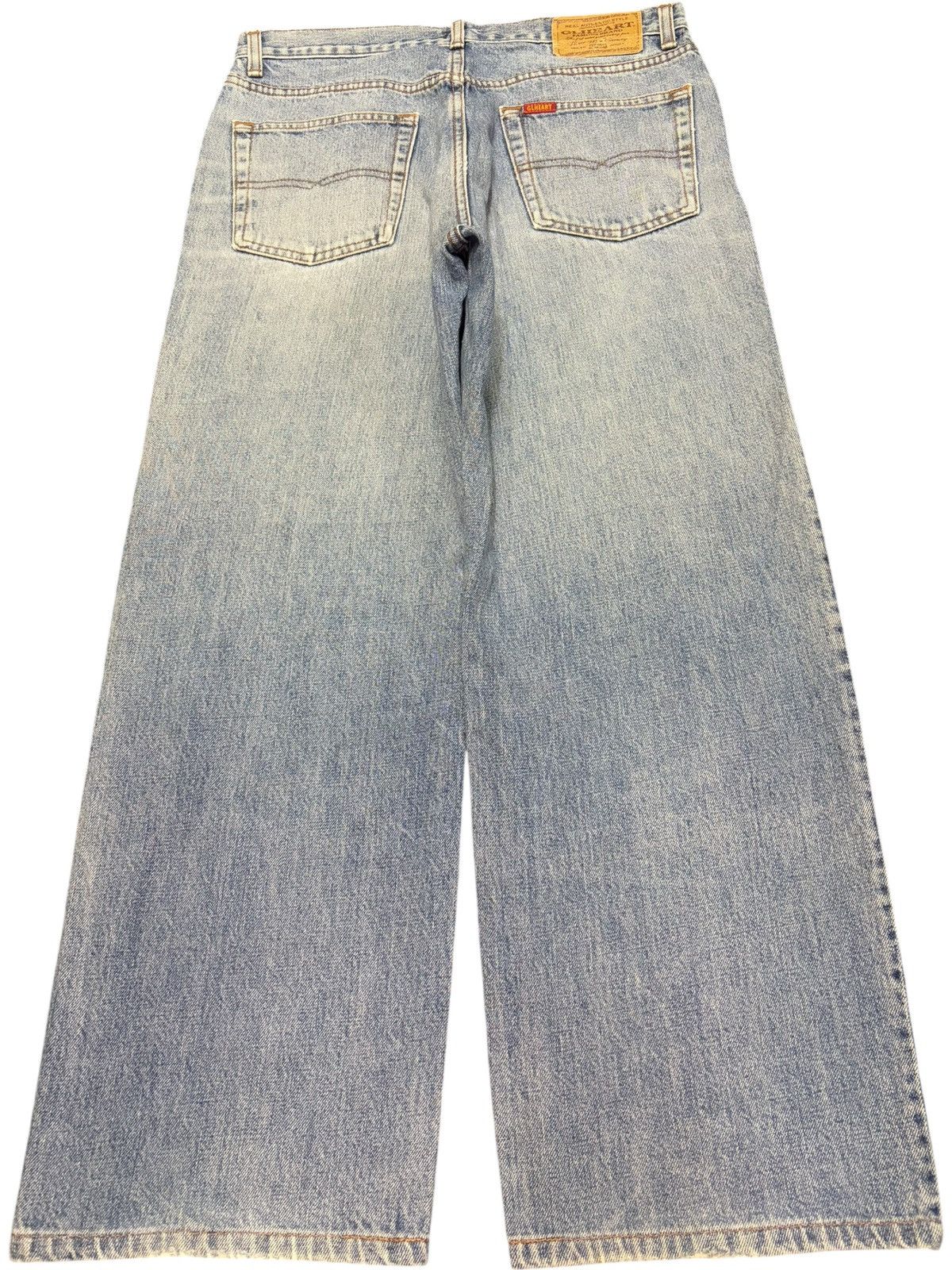 Edwin Vintage Japanese Brand Faded Wash Distress Loose Jeans Size US 31 - 2 Thumbnail