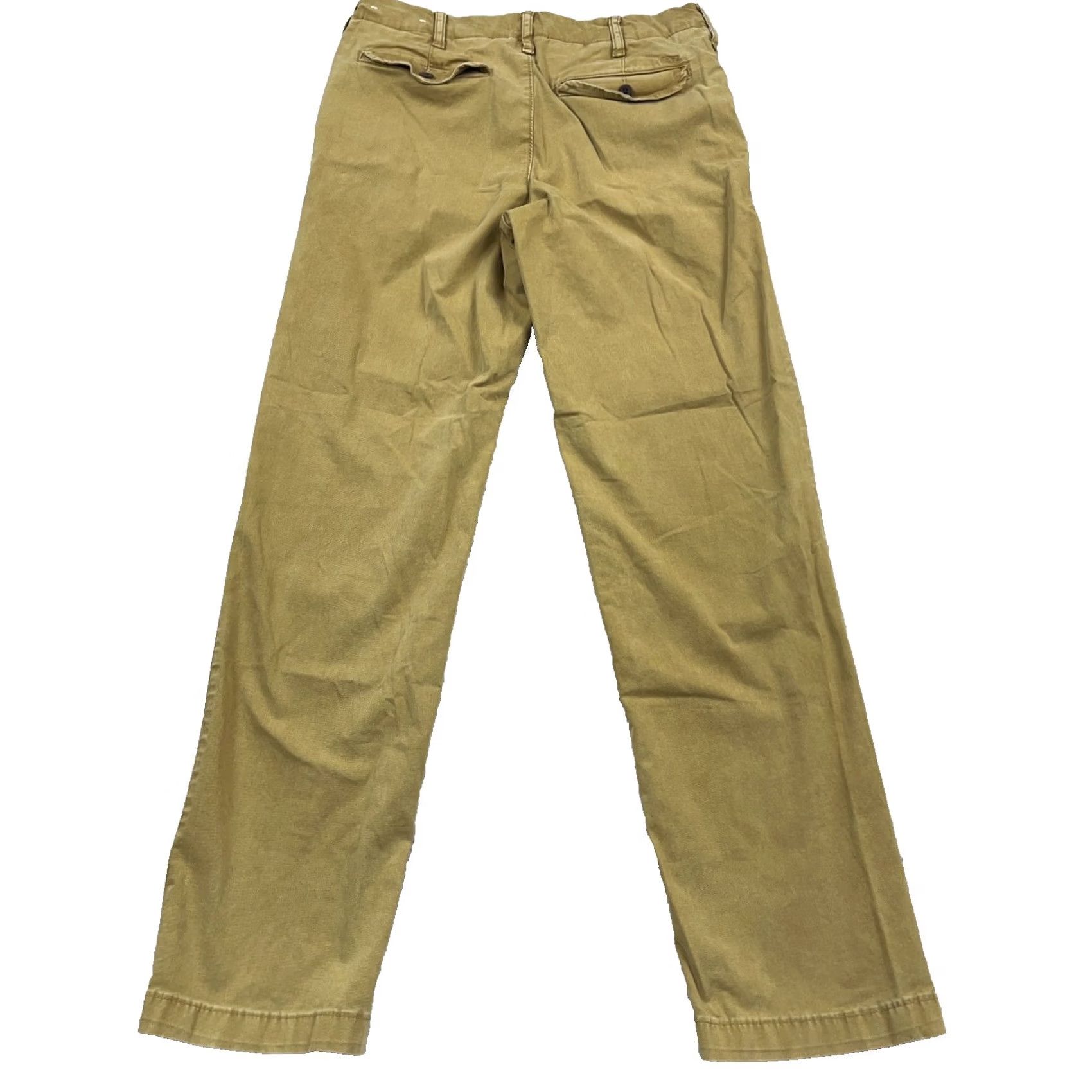 American Eagle Outfitters American Eagle Pants Men 30x34 Brown Chino Relaxed Straight Khaki Dress Slacks Size US 30 / EU 46 - 2 Thumbnail