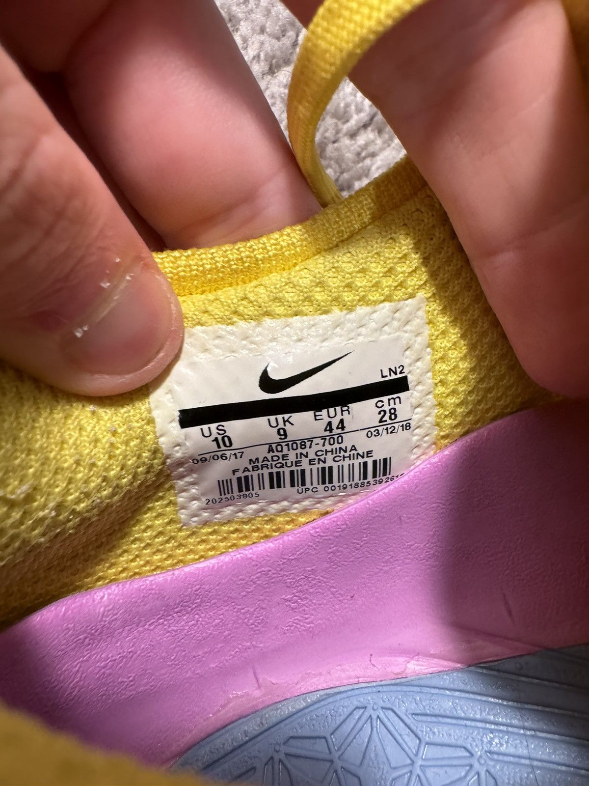 Nike Kobe AD NXT 360 Yellow Strike Size US 10 / EU 43 - 3 Thumbnail