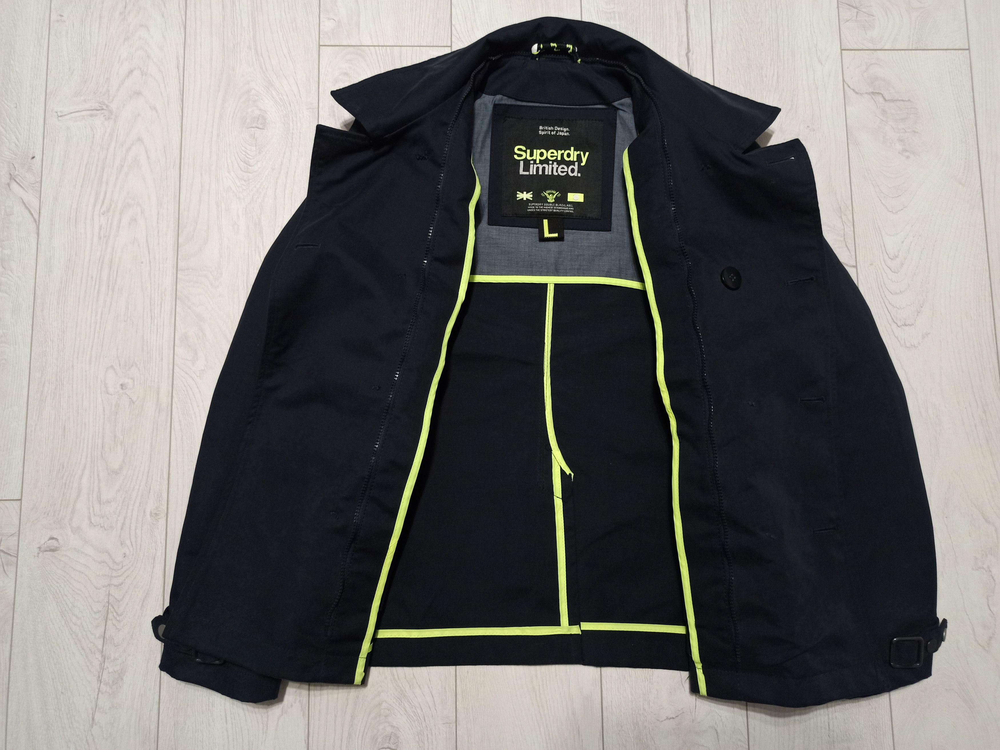 Superdry Superdry Limited Trench Coat Size US L / EU 52-54 / 3 - 7 Thumbnail
