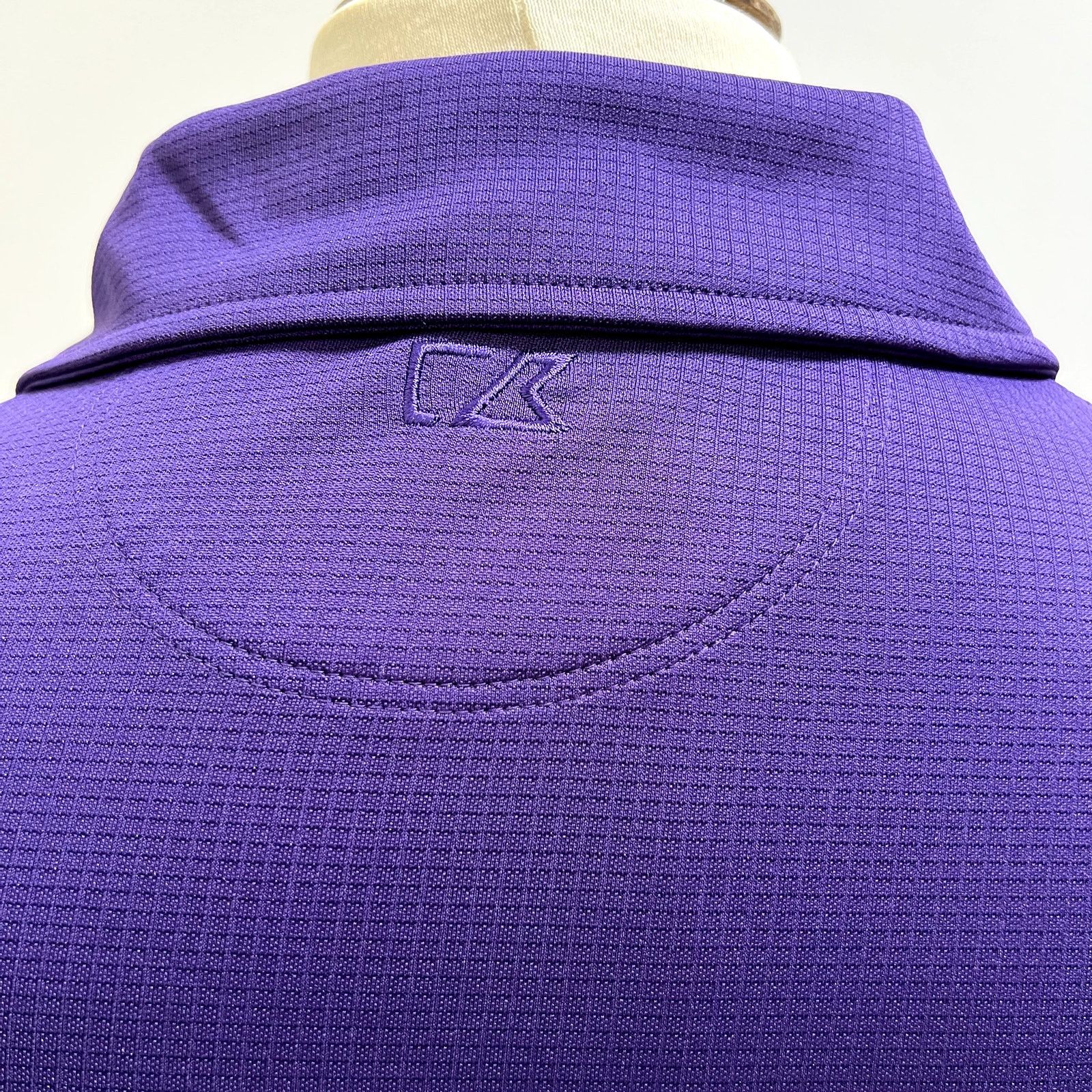 Cutter & Buck Cutter & Buck CB DryTec Women's V-NeckPolo Size S Purple Size S / US 4 / IT 40 - 6 Thumbnail