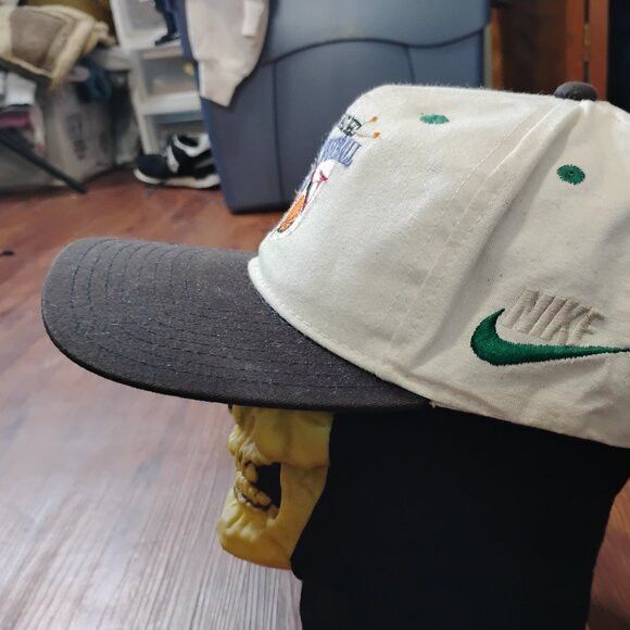 Nike Vintage 90s Nike Basketball Snap Hat Cap Size ONE SIZE - 3 Thumbnail
