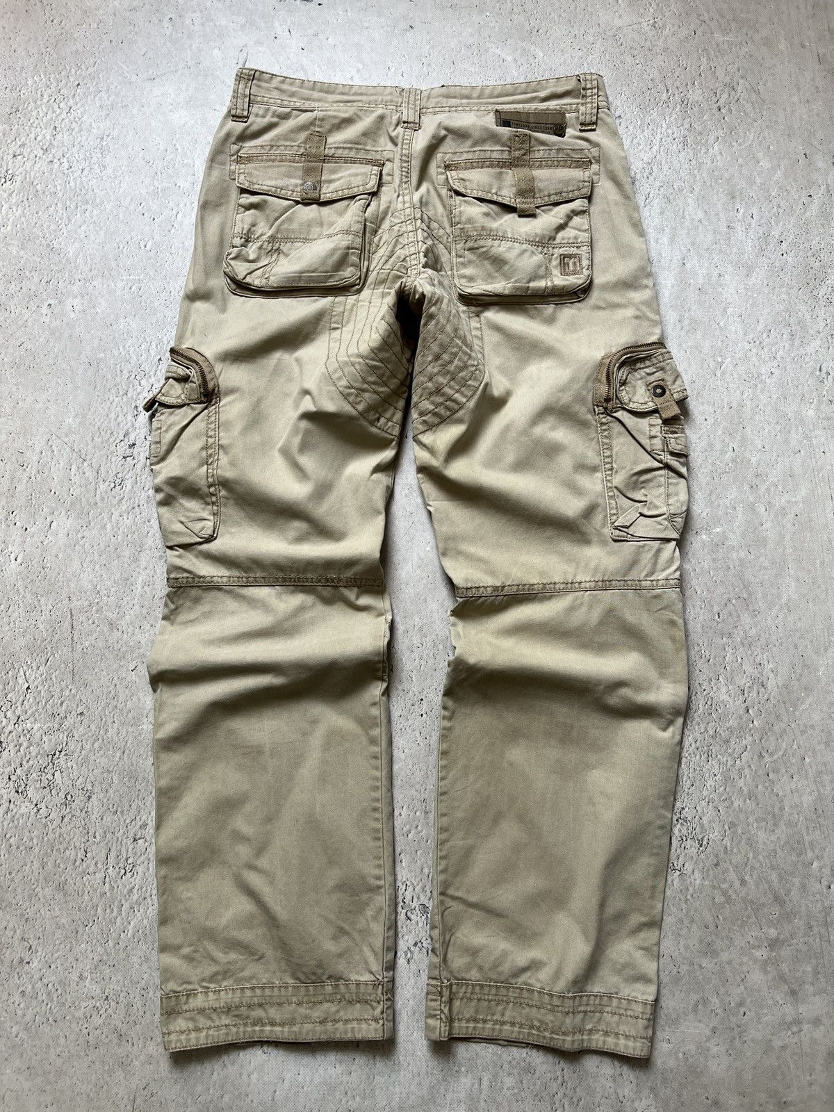 Diesel Washed cargo y2ks style baggy pants streetwear Size US 34 / EU 50 - 11 Thumbnail