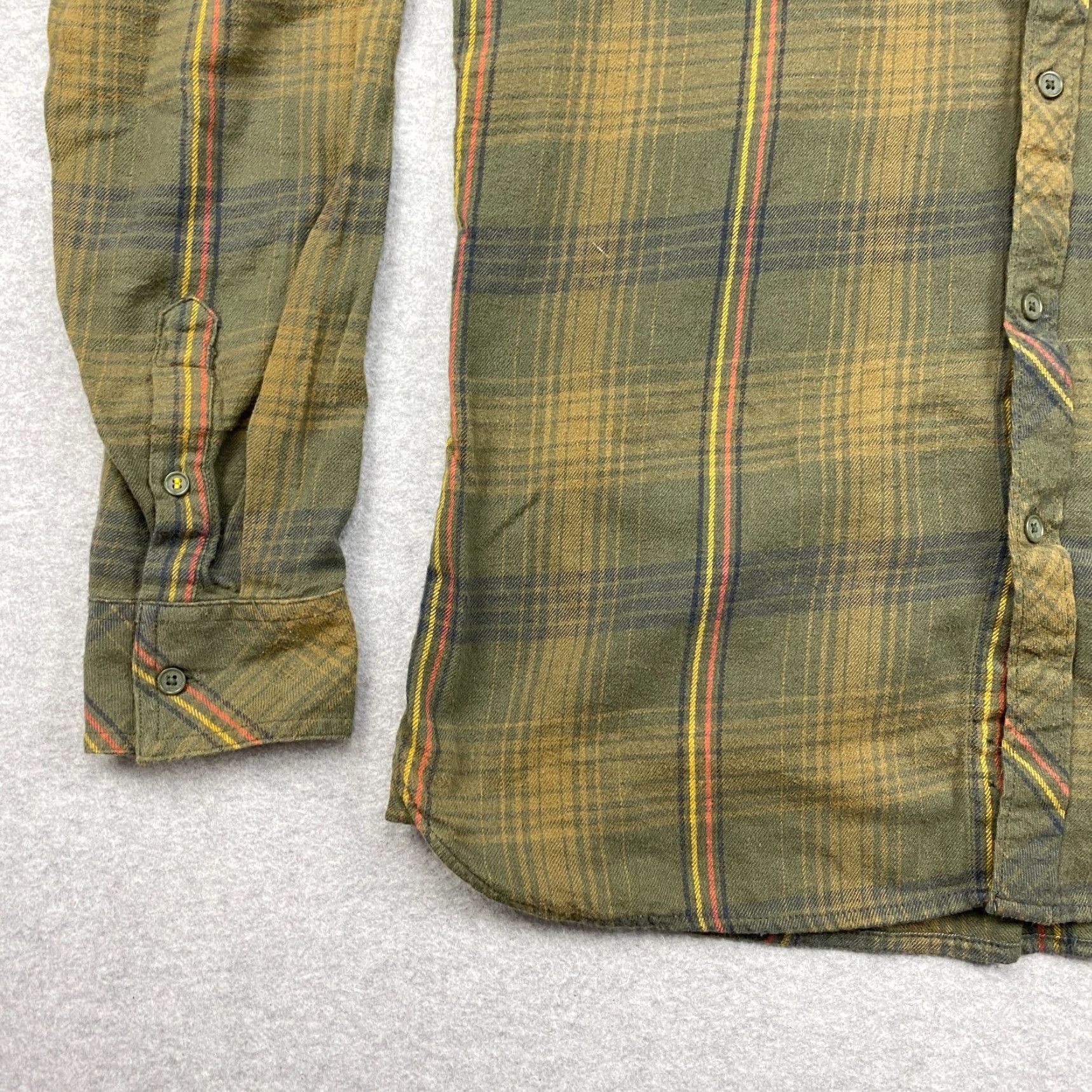 Quiksilver VINTAGE? No. Quiksilver Flannel Shirt Mens Medium Green Plaid Button Up Long Sleeve Pockets Size US XXL / EU 58 / 5 - 3 Thumbnail