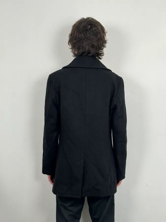 Dolce & Gabbana AW1996 Dolce & Gabbana Black Classy Wool Buttoned Officer Peacoat Jacket Size US M / EU 48-50 / 2 - 2 Thumbnail