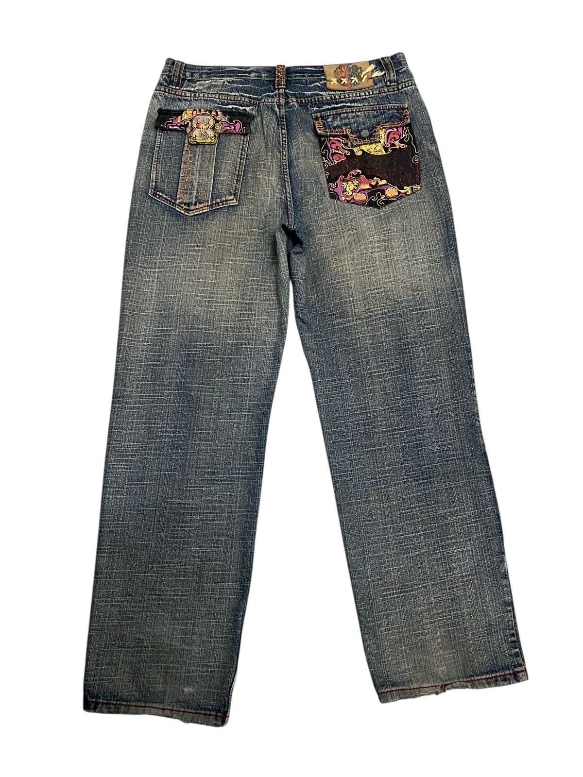 Japanese Brand × Vintage Vintage Miskeen Wideleg Denim Jeans Size US 38 / EU 54 - 1 Thumbnail