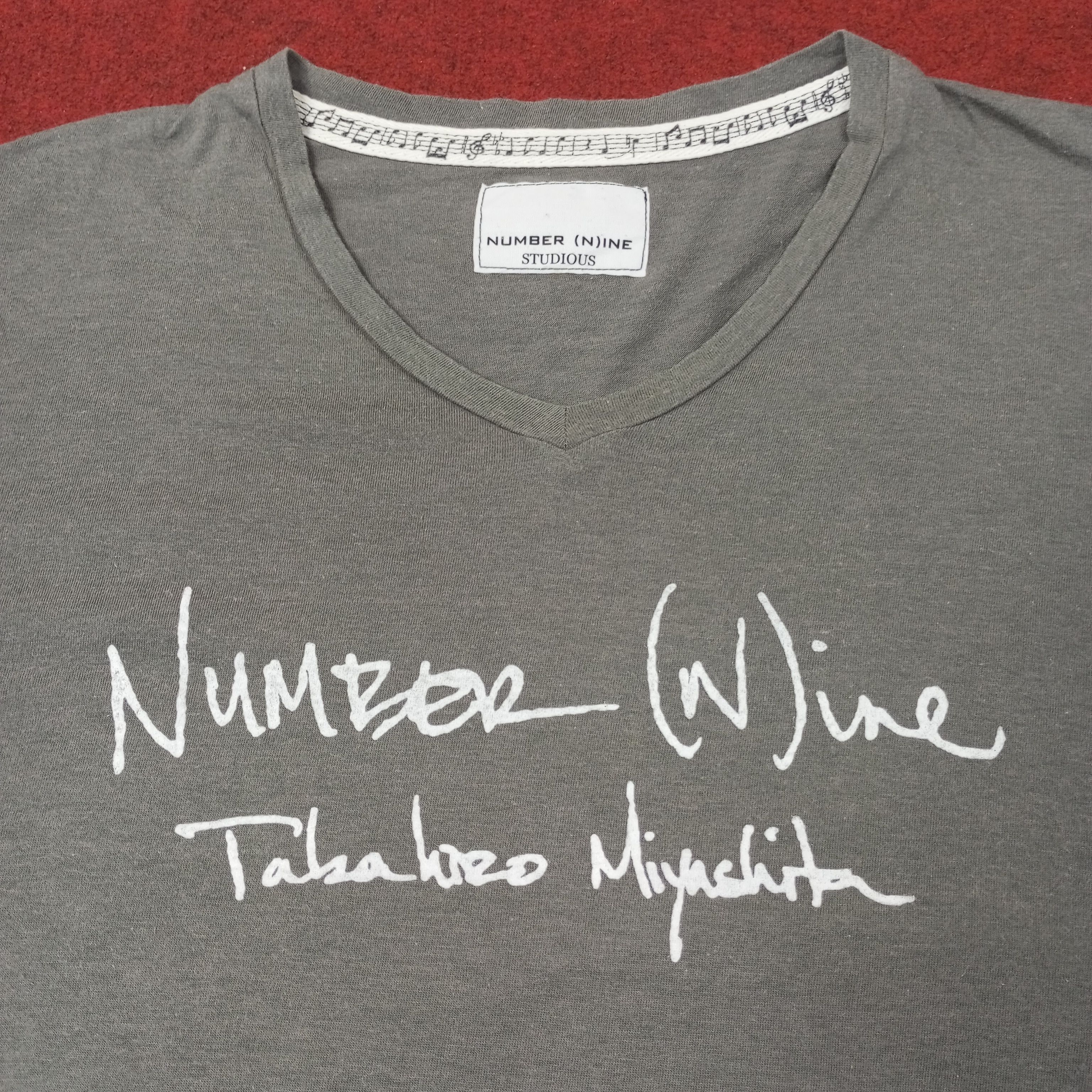 Number (N)ine Number Nine Studious Japanese Brand Custom Tshirt c223n61 Size US M / EU 48-50 / 2 - 2 Thumbnail