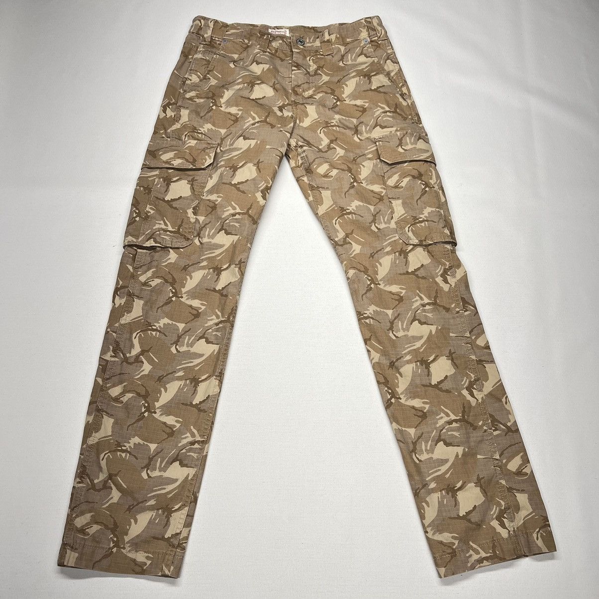 Levi's Levis Cargo Pants Brown Camo Ripstop Straight Tactical Y2K Size US 29 - 1 Thumbnail